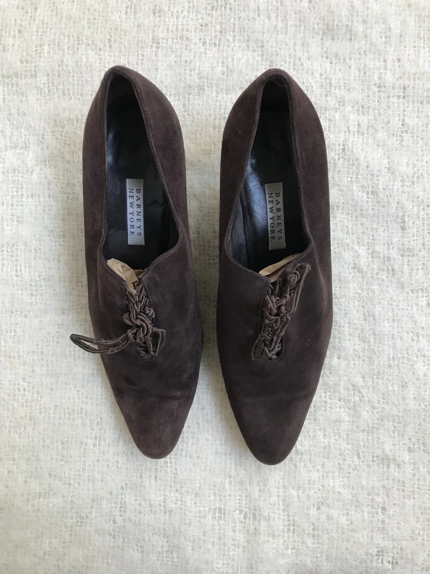 vintage Barneys shoes / 90s shoes — Dusty Rose Vintage