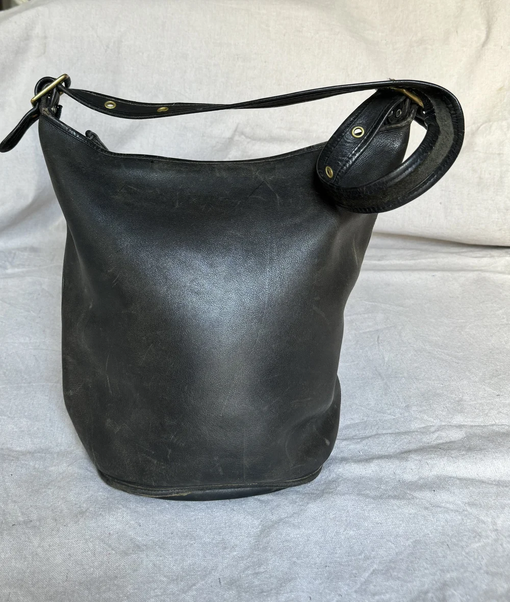 vintage coach old Duffle Bag バケツ 黒 COACH® | Vintage Duffle Bag