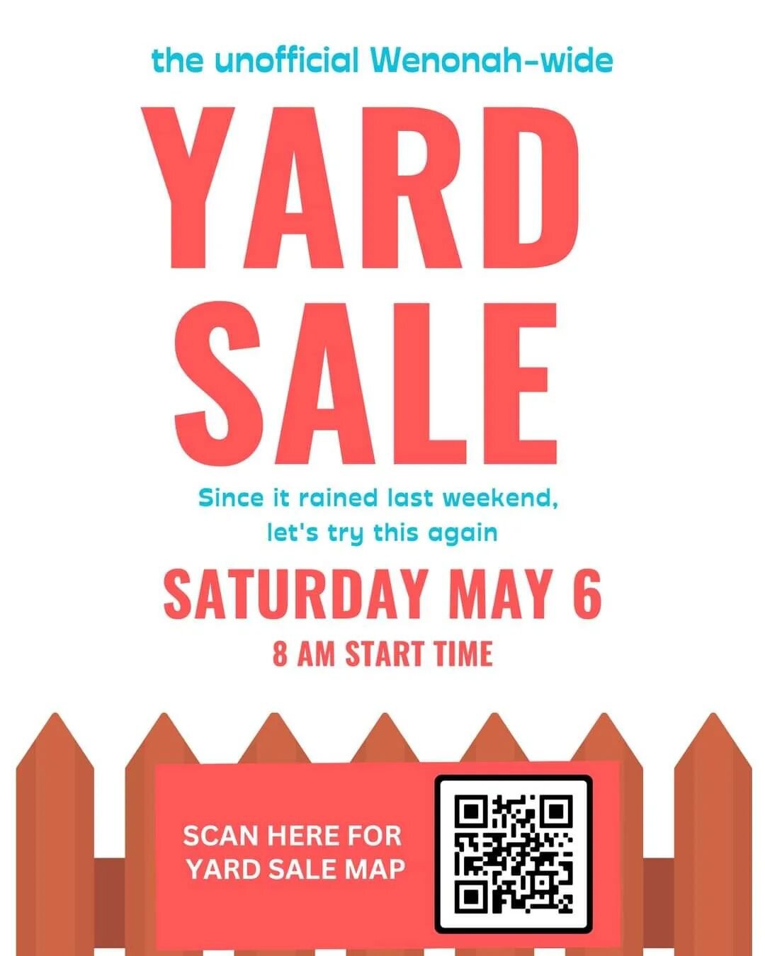 We'll be participating in the rescheduled Wenonah-wide yard sale tomorrow! Stop by and grab some good deals, in support of the ministries of our ECW (Episcopal Church Women).

#SouthJersey #YardSale #wenonah #GloucesterCounty #nj