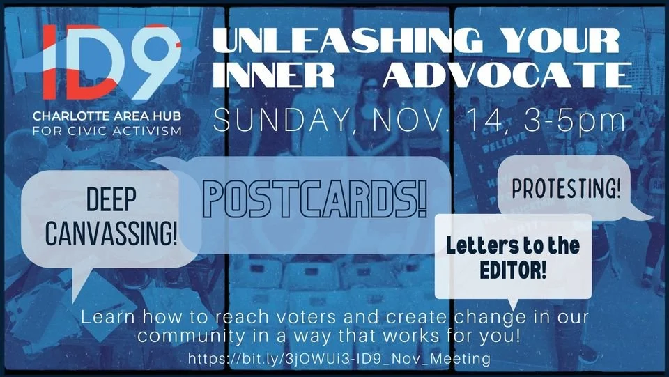ID9 November Meeting: Unleashing Your Inner Advocate!