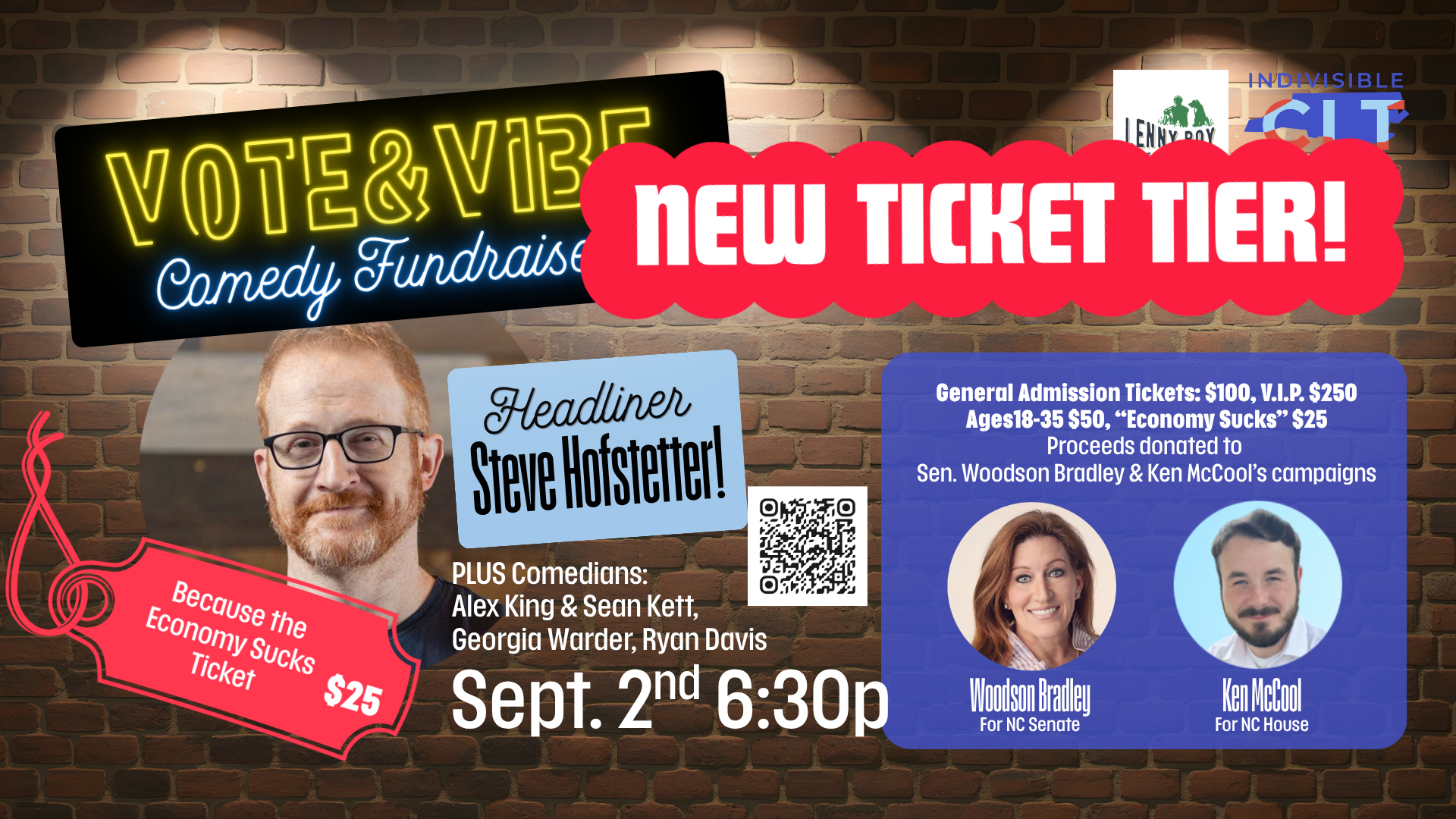 Vote &amp; Vibe: A Comedy Fundraiser with ICLT