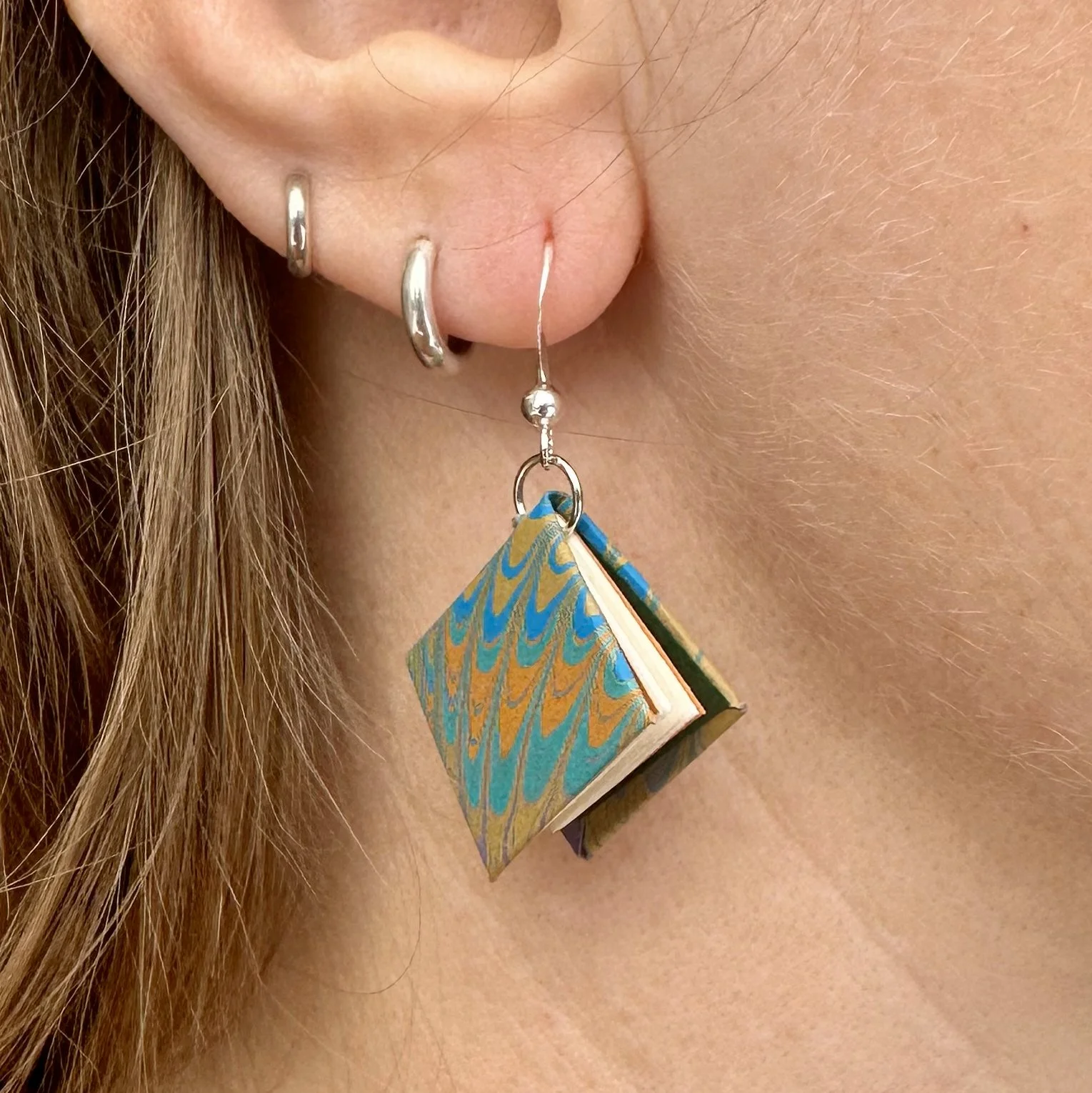 Book Earrings