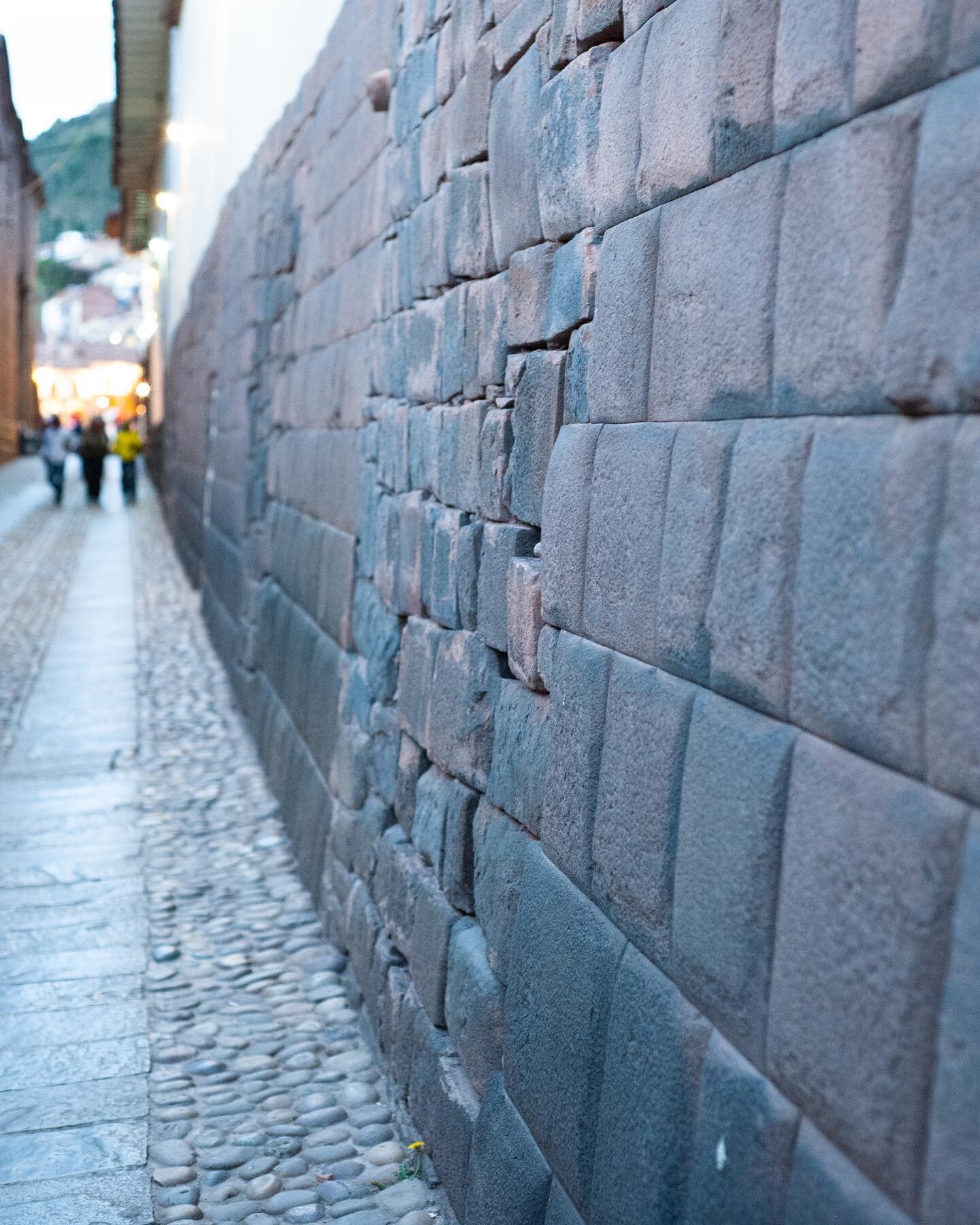 In Cusco, we explored backstreets where colorfully clothed women with long braids walked llamas on ropes. Sometimes we wandered through open-air markets in squares like the tourist-flooded Plaza de Armas. I ran my finger along the stone walls and fel