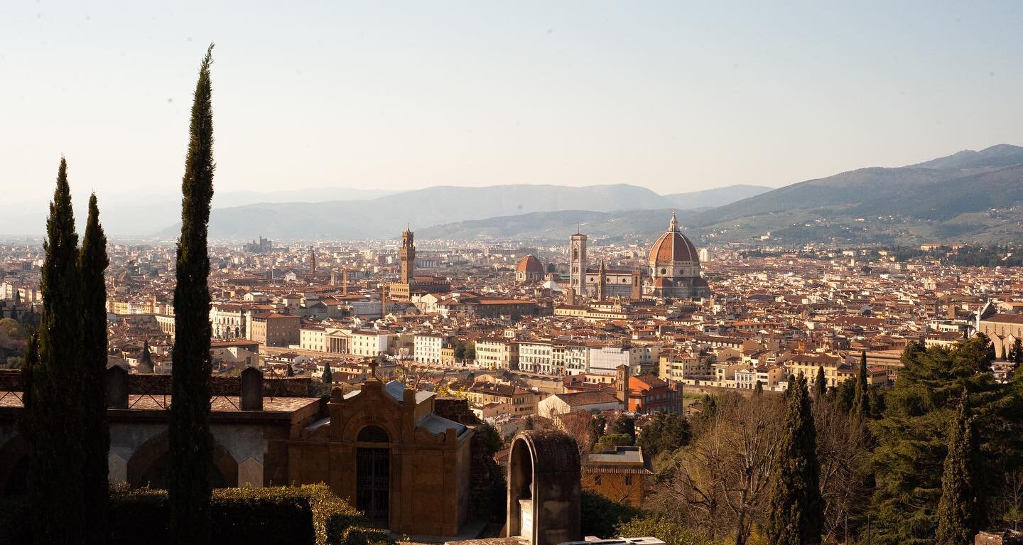 &ldquo;This is the fairest picture on our planet, the most enchanting to look upon, the most satisfying to the eye and the spirit. To see the sun sink down, drowned on his pink and purple and golden floods, and overwhelm Florence with tides of color 