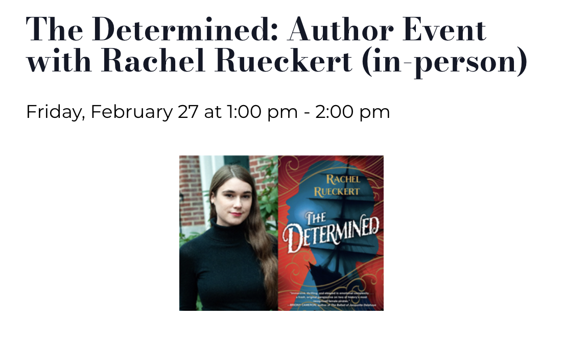 Avon Free Public Library Event for THE DETERMINED (Avon, CT)