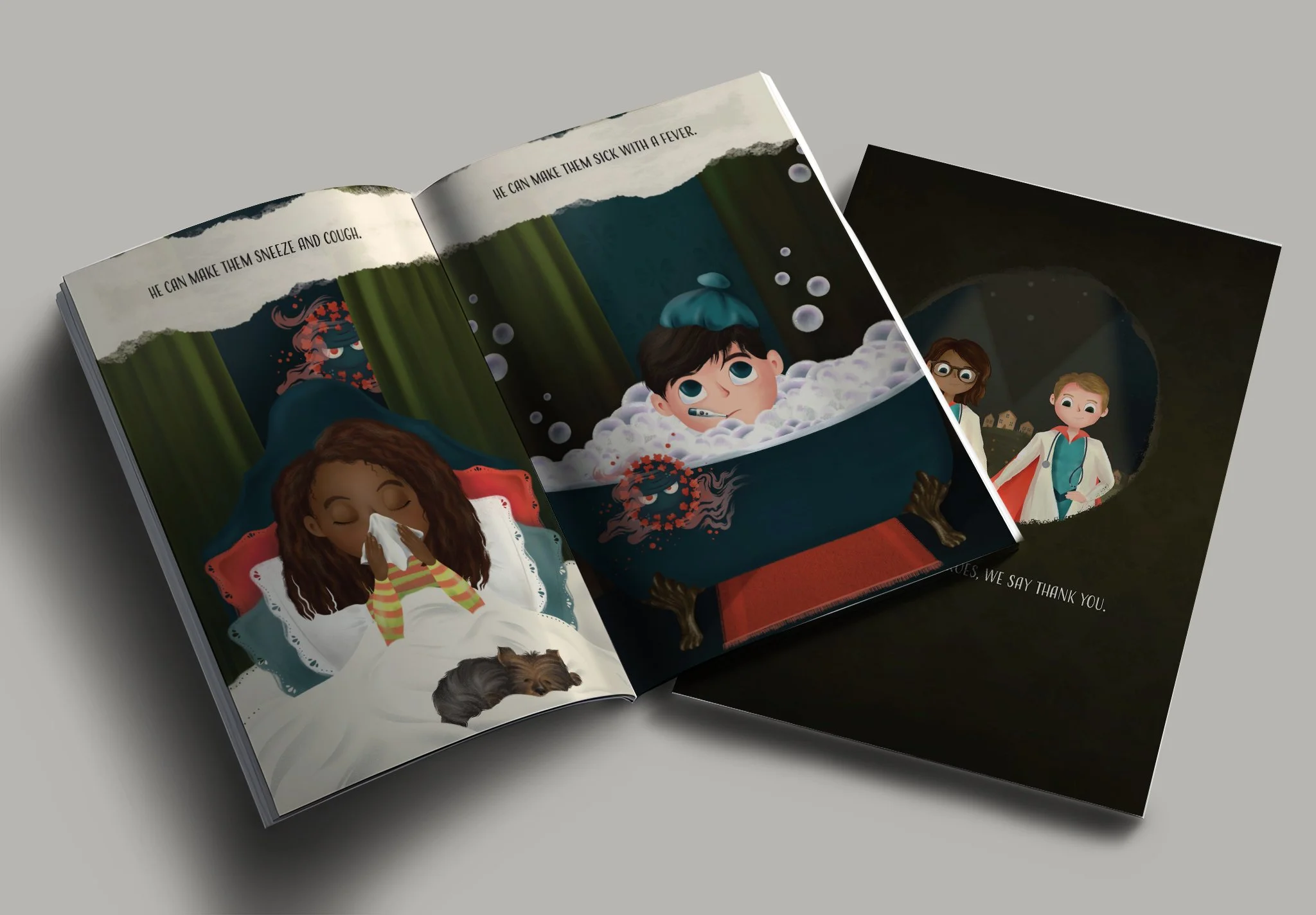 Billy the Bad Virus Children's Book