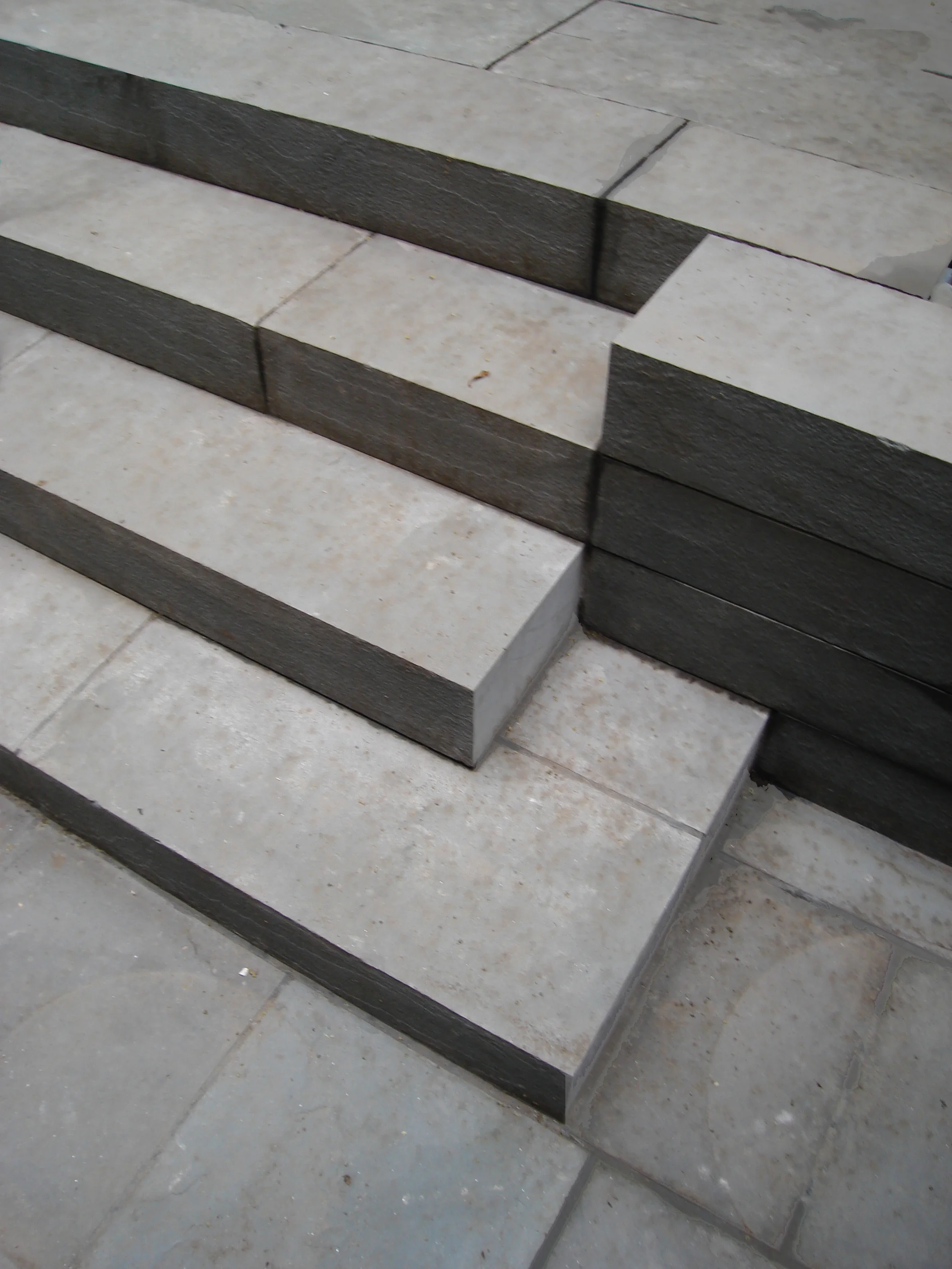 midtown garden concrete steps