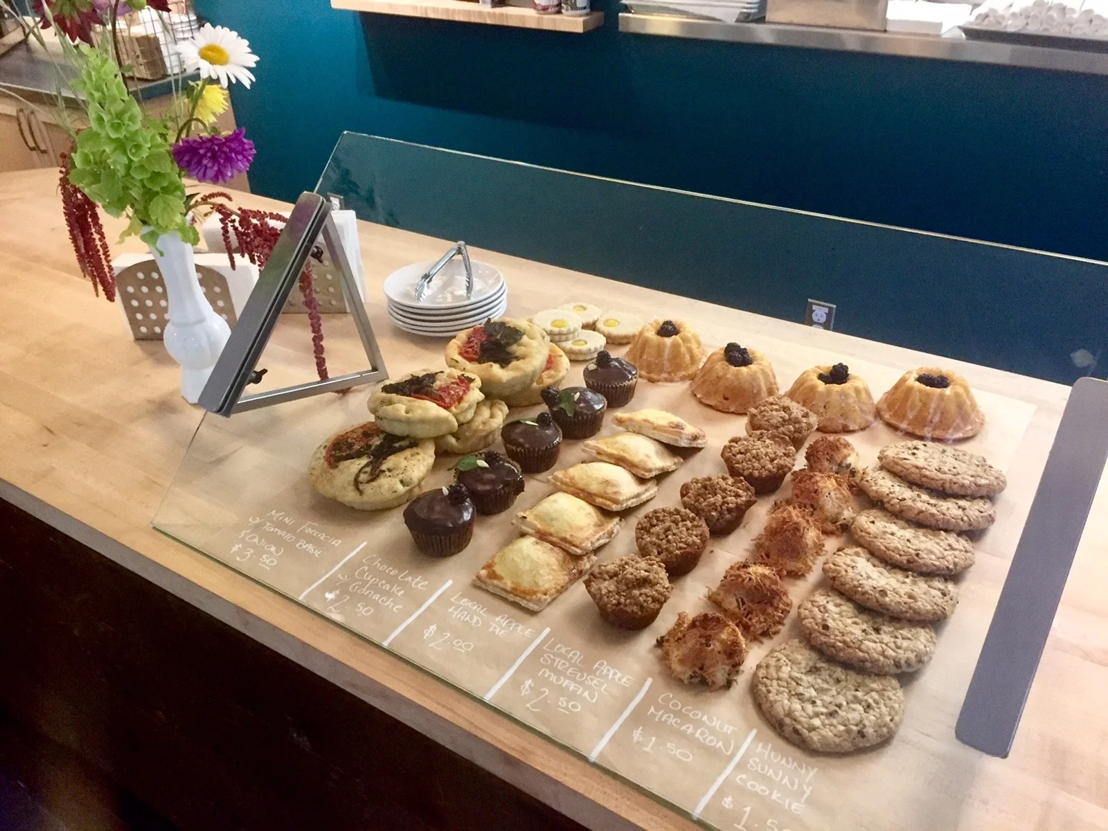 Bakery Case at Meriwether Cafe and Bikeshop