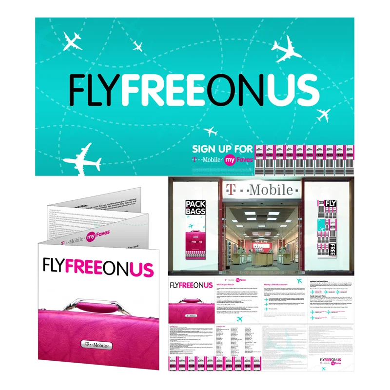 T-Mobile Fly Free Campaign