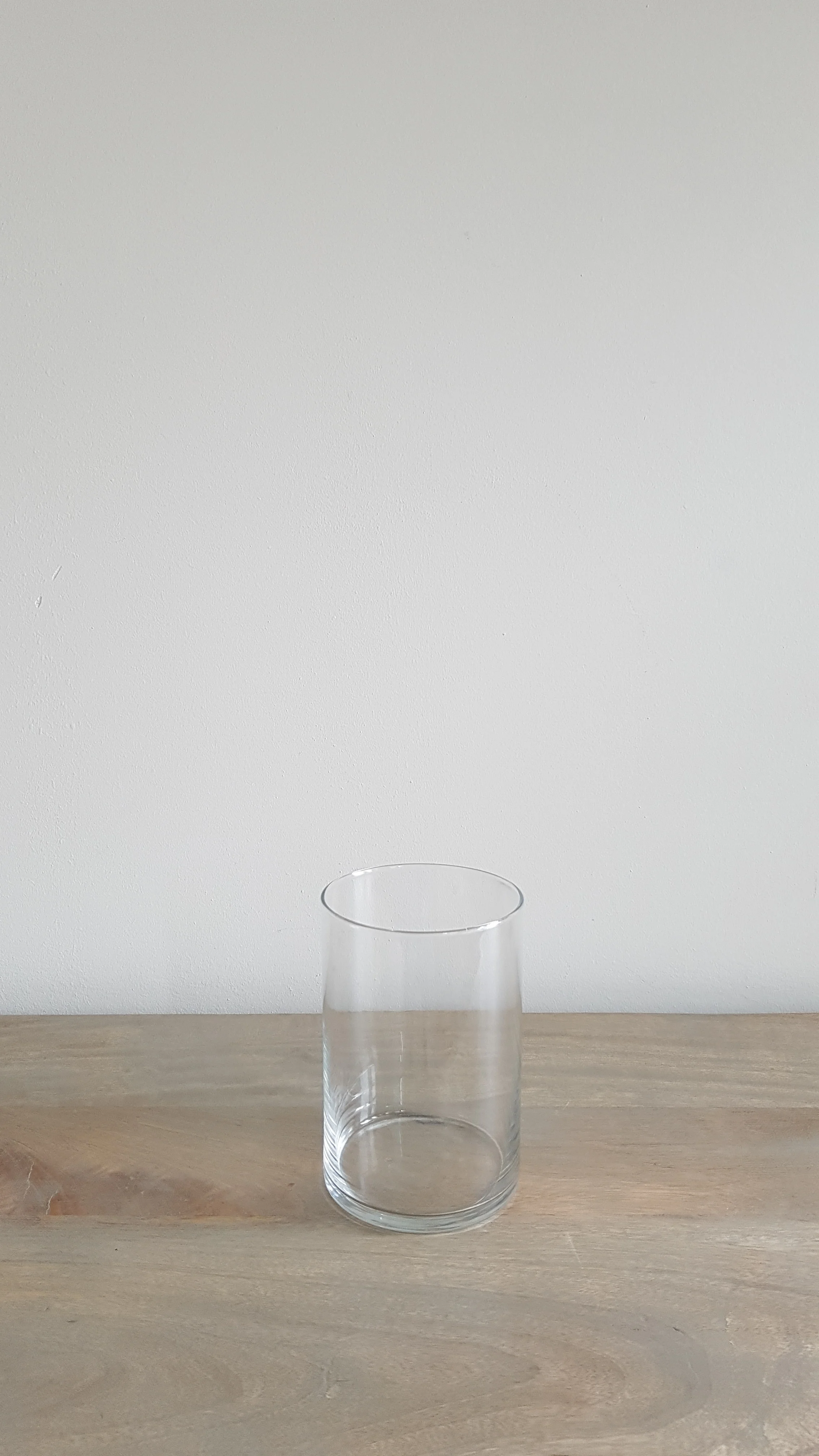6” Glass Cylinder Vase - $1 each Qty: 50