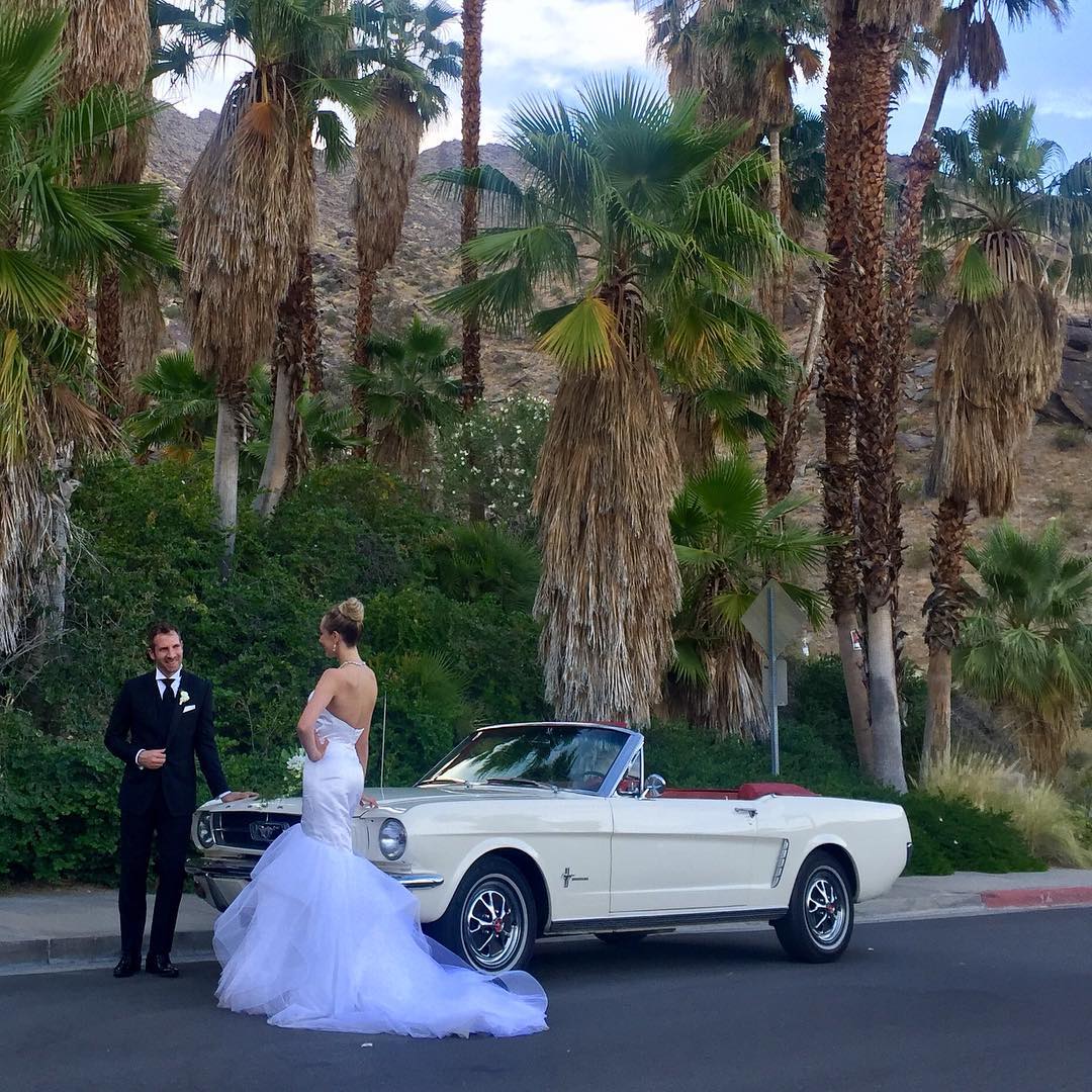 1965 Ford Mustang rental for Wedding in Palm Springs