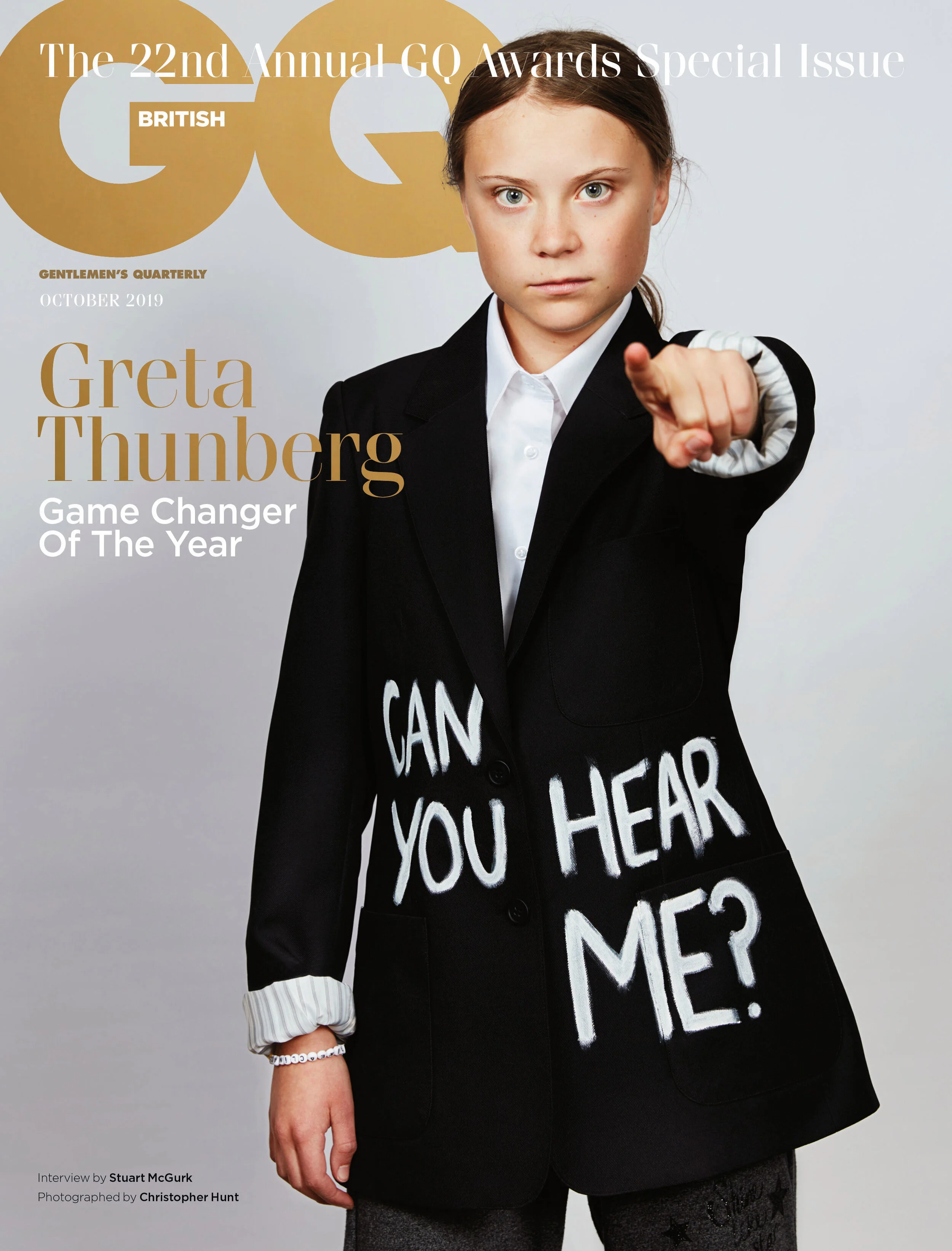 Greta Thunberg, Cover of GQ 2019