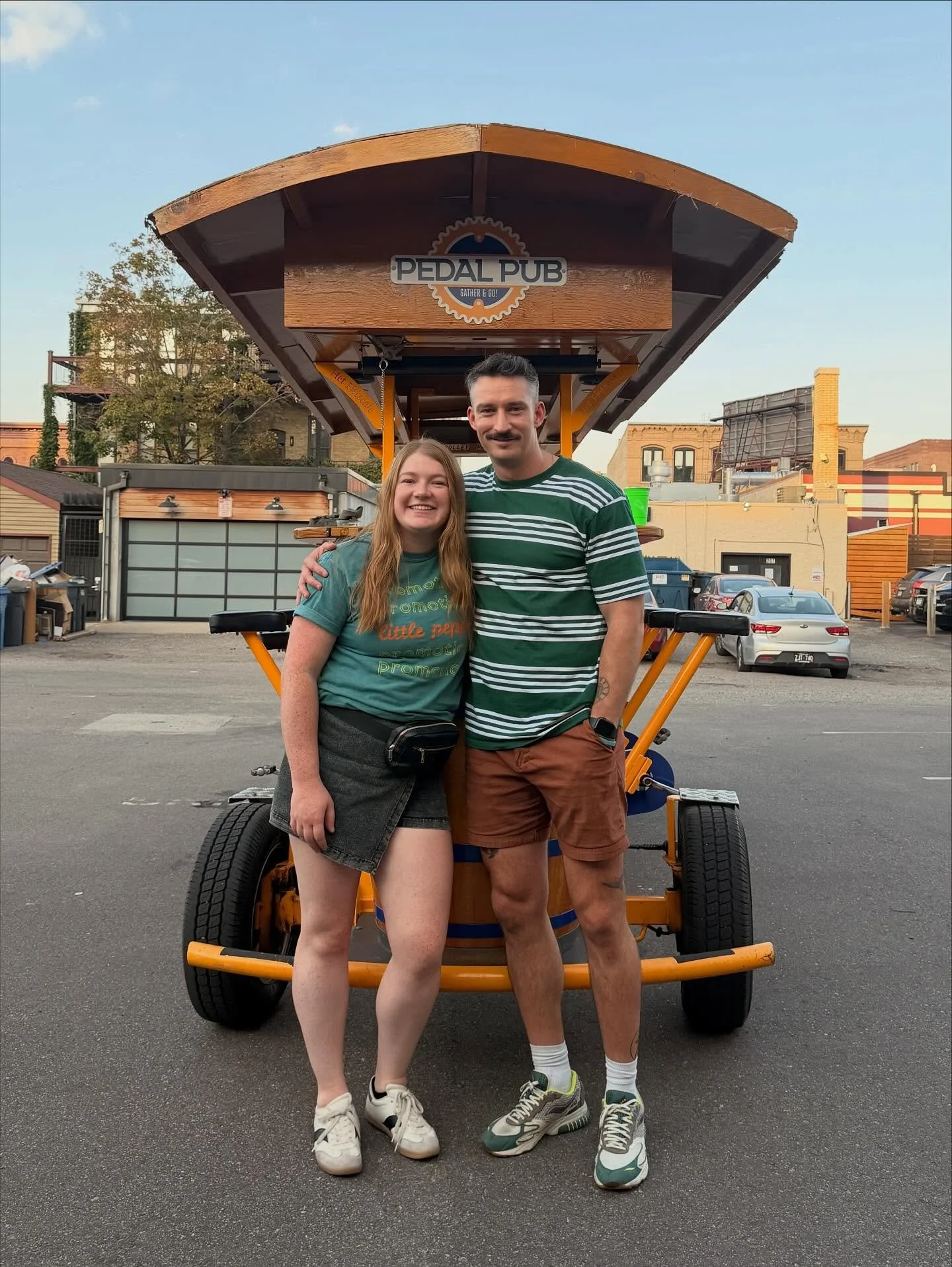 lot&rsquo;s to celebrate at little pepper this month! two October birthdays (Max &amp; Kirsten) and our annual pedal pub outing with our brother company @minutemanpresscentral 🥳🍺