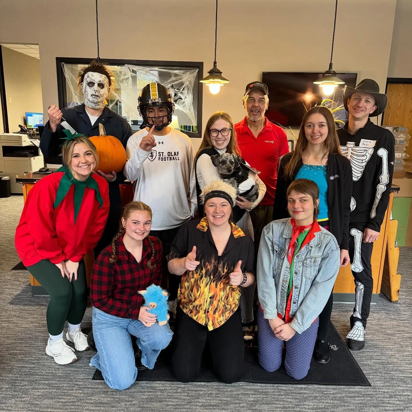 happy halloween from the little pepper &amp; @minutemanpresscentral crew! 🎃👻