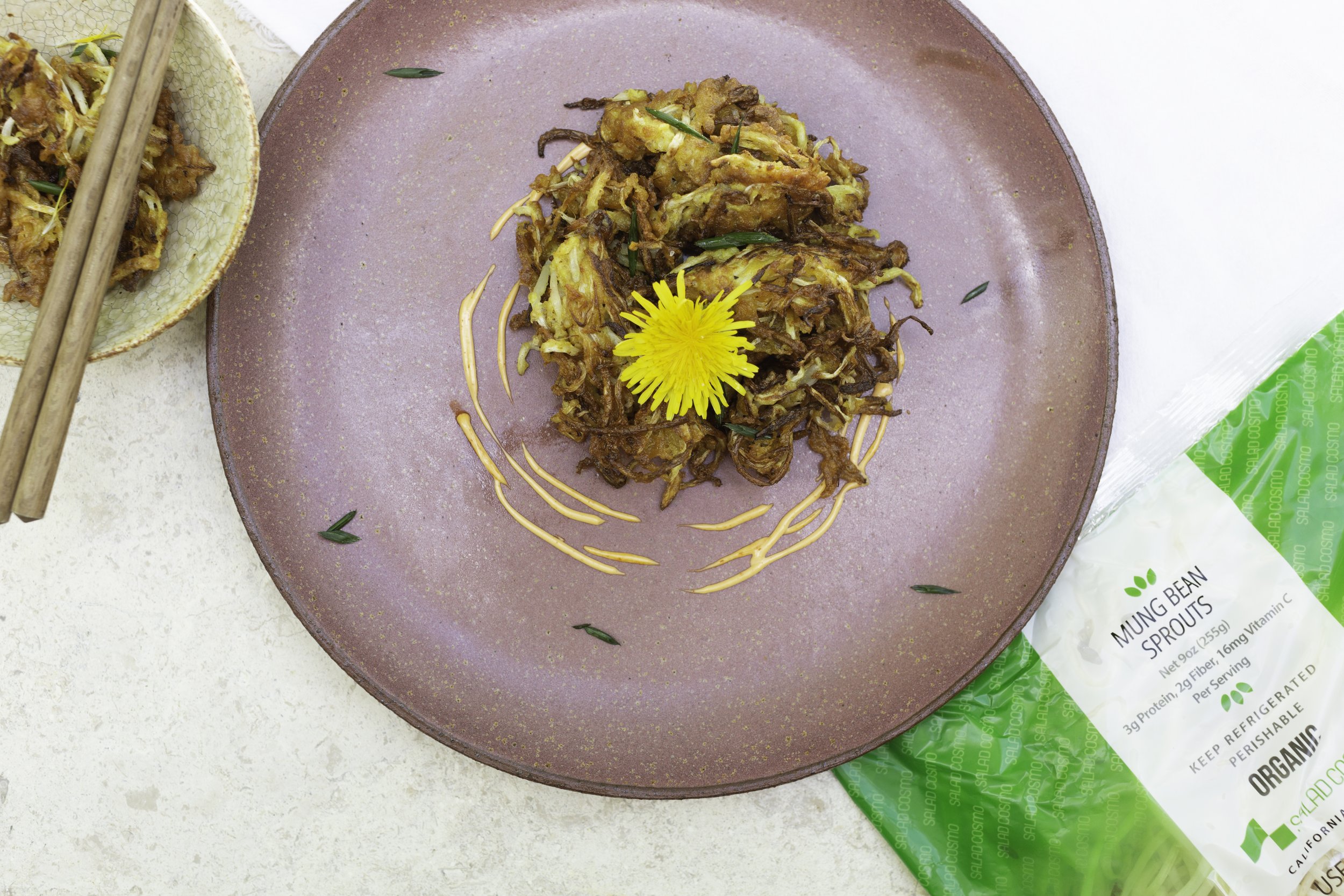 Crispy Curried Bean Sprouts 