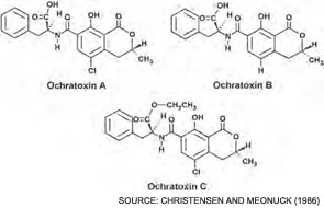 ochratoxin-chemical-structure