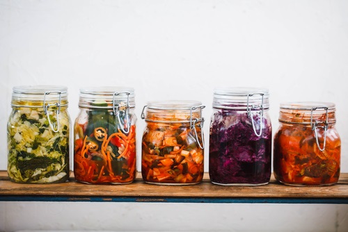The probiotics in fermented foods boost your immune system, protecting you and helping you recover from colds and flu!