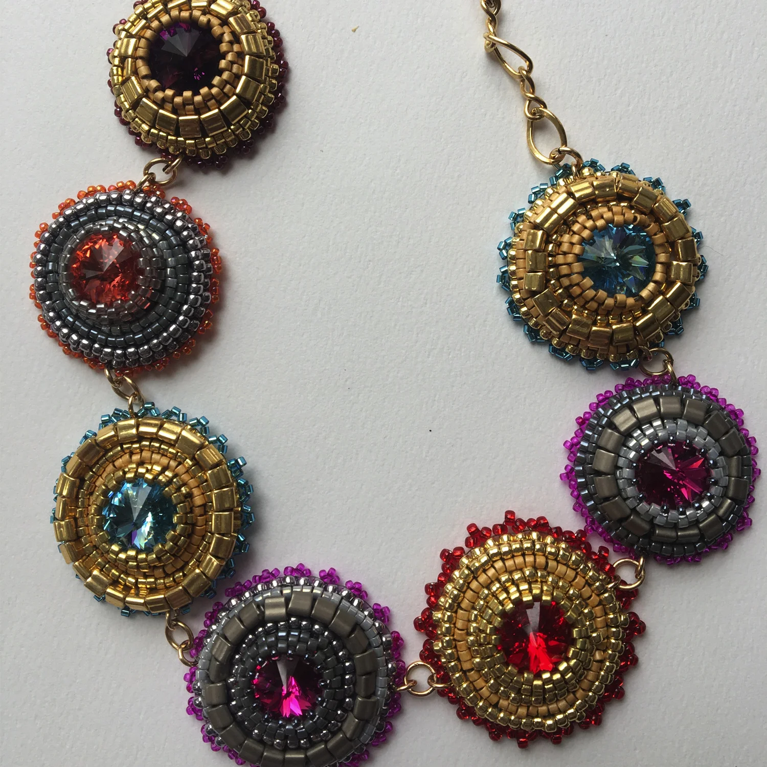 Custom Woven Medallion Necklaces for Sale from MB Designs