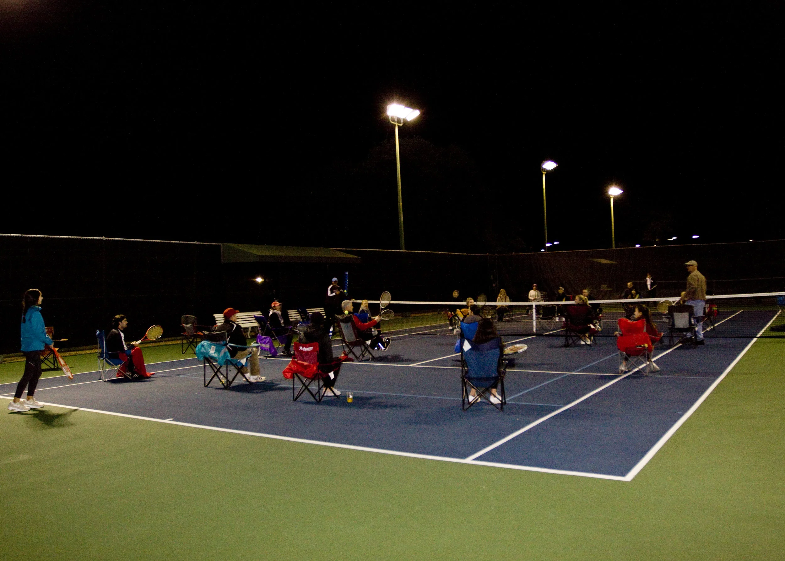 Lawn Chair Tennis Match