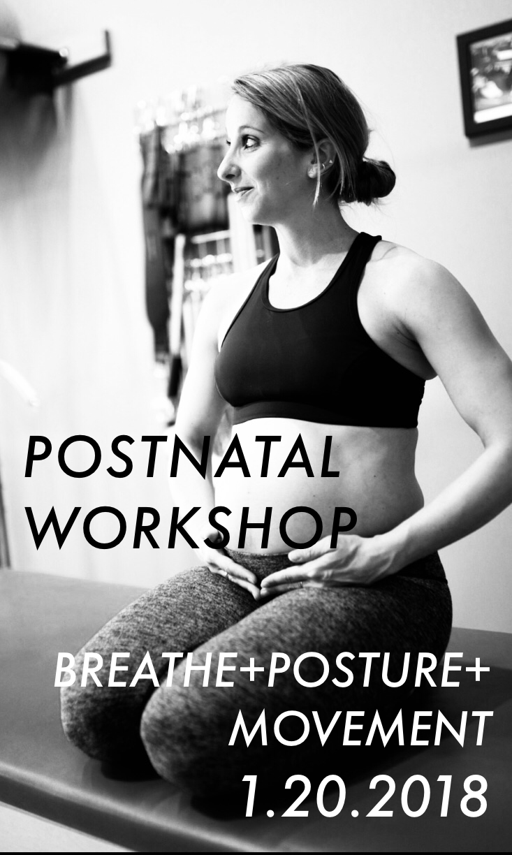Postnatal Workshop: Breathe + Posture + Movement
