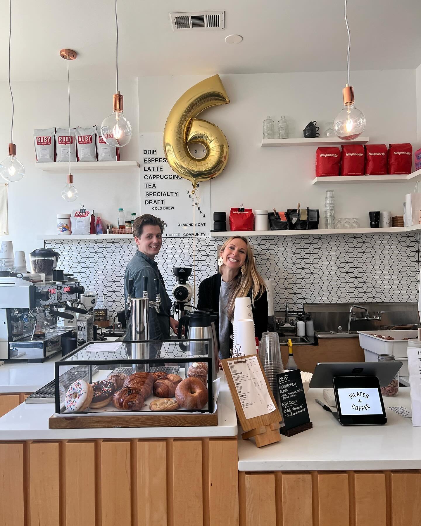 This weekend we celebrate six years of the Cafe! And you know it&rsquo;s a special weekend when @jacquelyn_brennan gets behind the bar.
&bull;
As a special way to say thanks, we&rsquo;re taking 20% off all coffee goods including bags, tea, mugs, glas