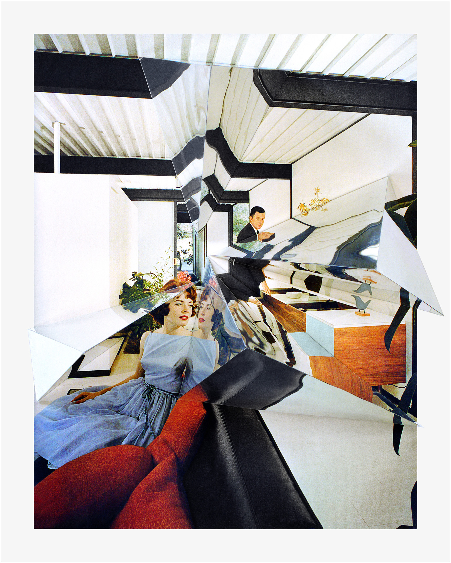 Inside, Case Study House #21 (Pierre Koenig, Julius Shulman)