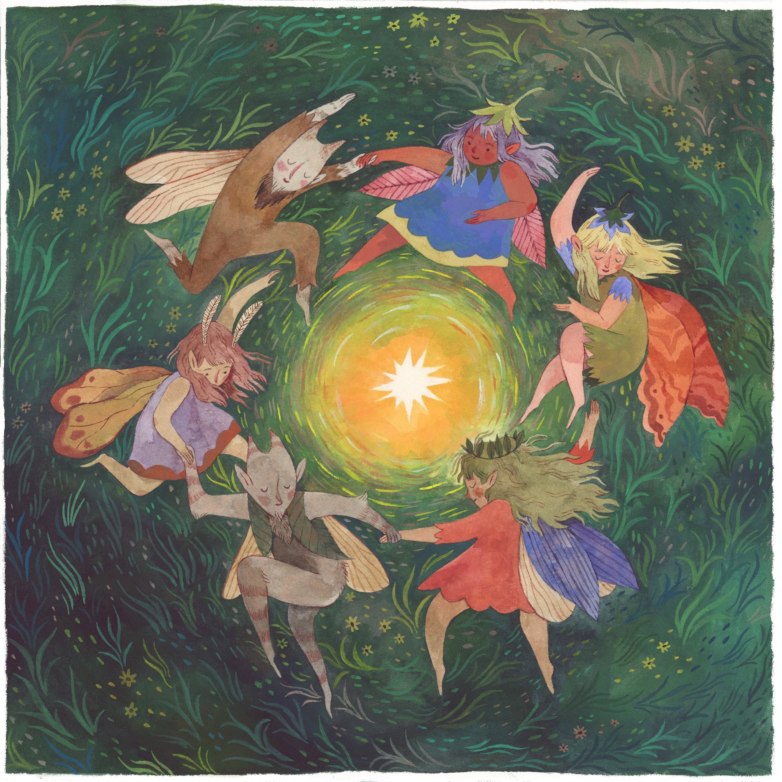 🌟dance of the May fairies🌟
Happy MAY DAY, folks! Let this be the month of playing outside to your hearts content and overall just having a silly ol&rsquo; time. Remember to leave out offerings of clover honey and dandelion bread for the fairies, th