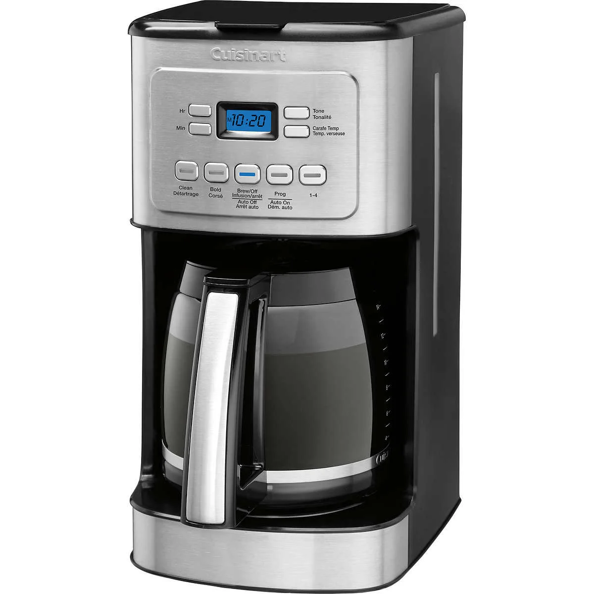Cuisinart CBC-6400 14-Cup Stainless Steel Coffeemaker Machine Brew Automatic Central Programmable Glass Carafe -Refurbished
