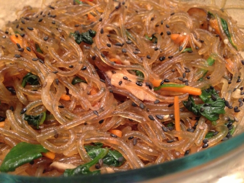 Japchae Noodles (image T. Freuman)