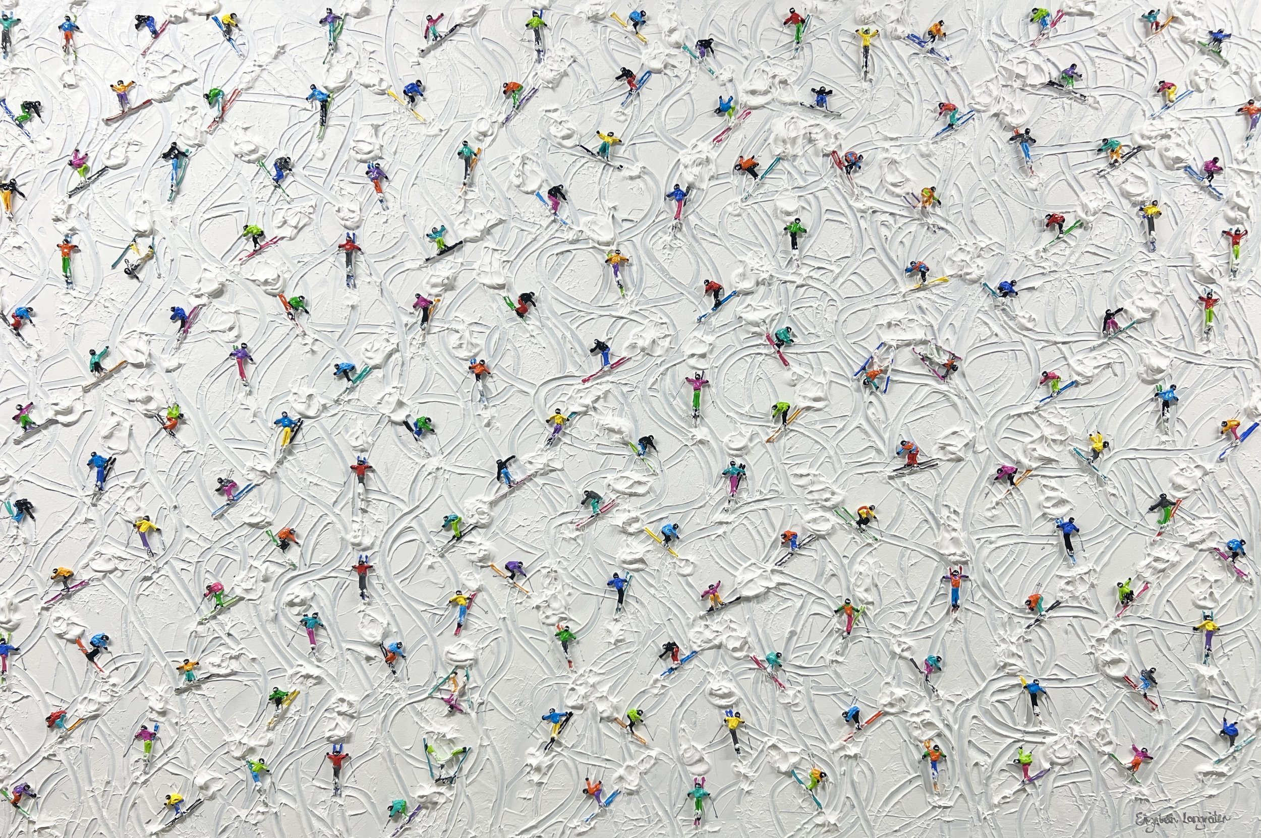 Last Run 152cm x 100cm