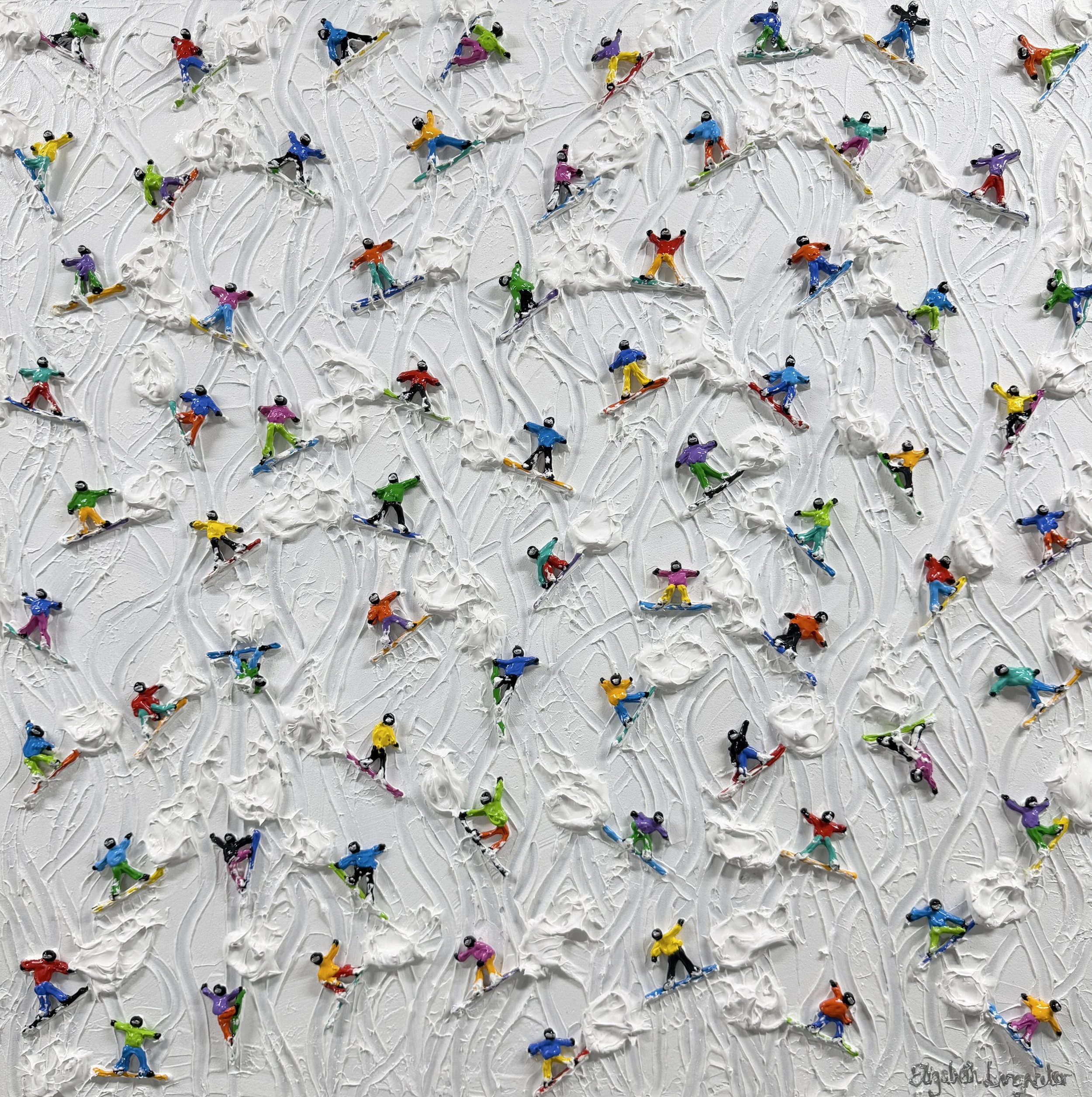 Boarders Only 76cm x 76cm