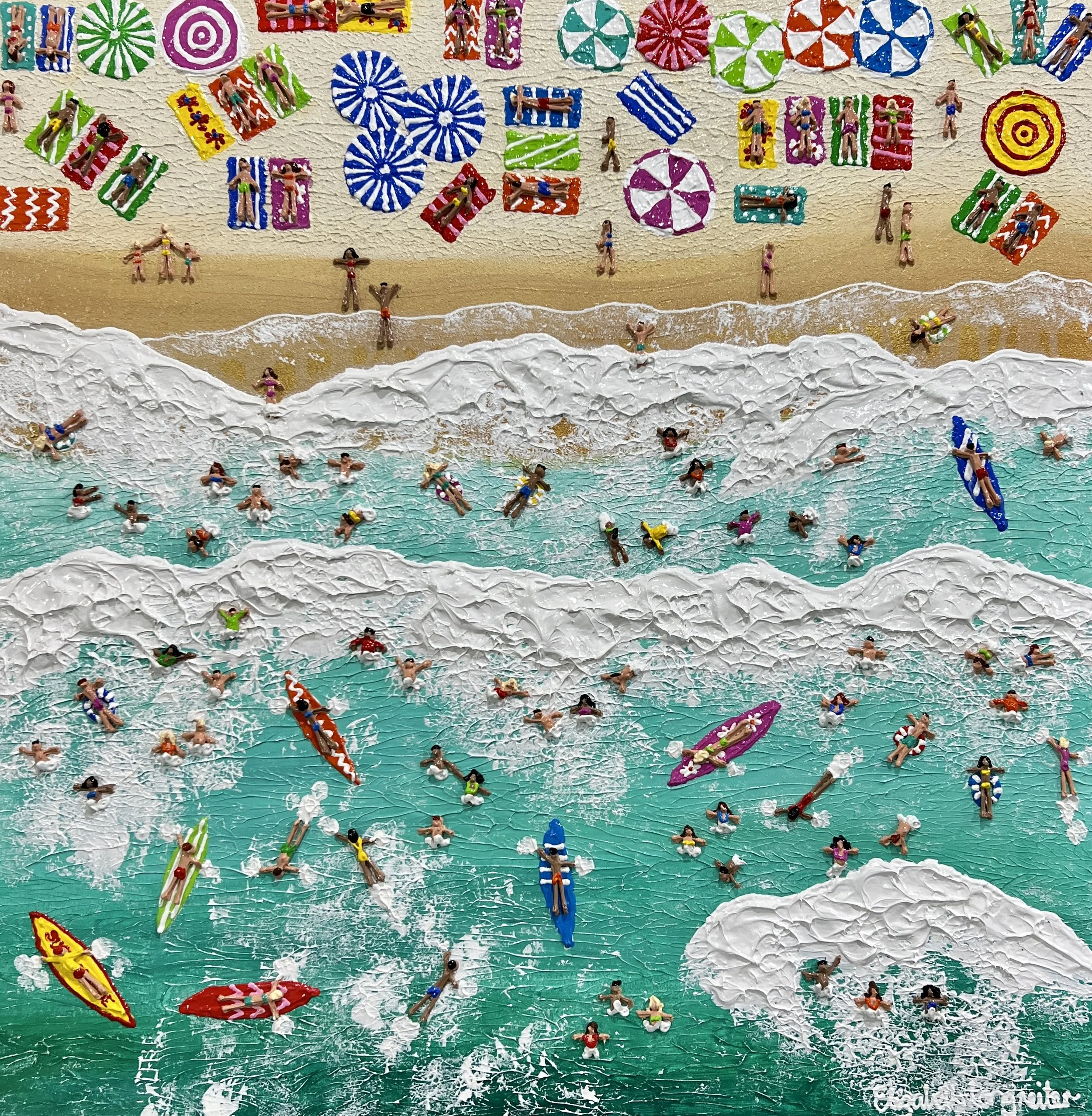 Beach Days Are The Best Days I 76cm x 76cm