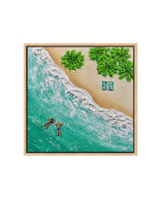Lets Never Leave  Here 35cm x 35cm