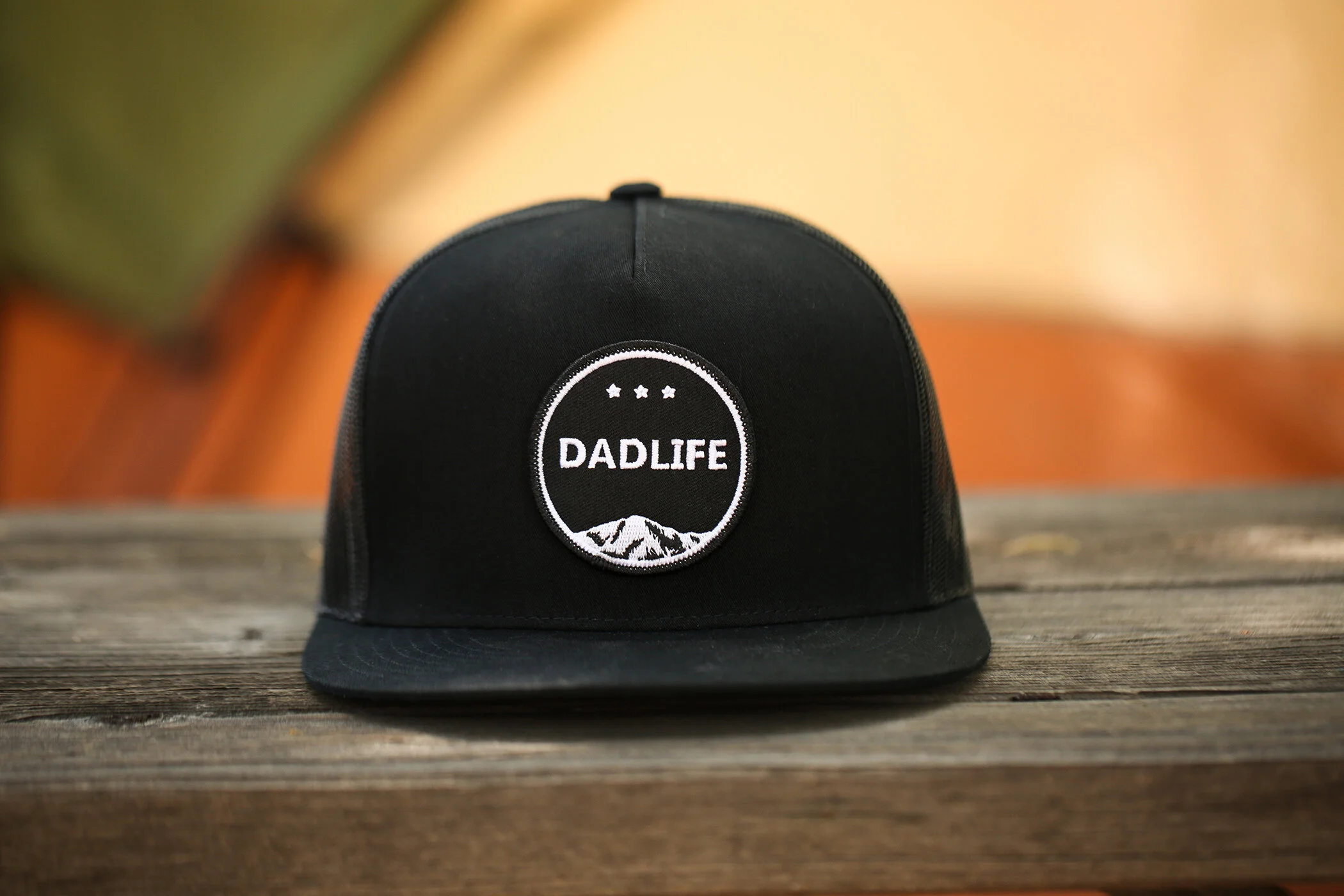 Dad Life Circle Patch Hat | high crown 