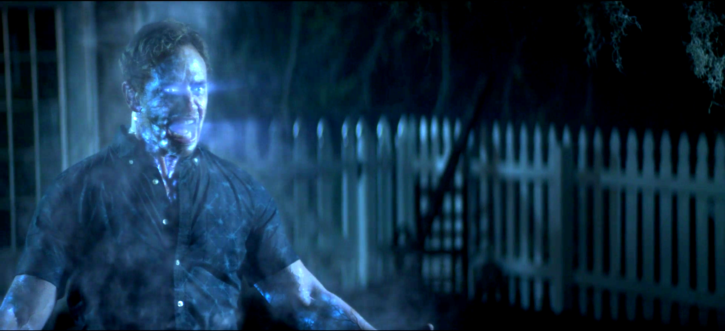 Side effect of the mutagen or something more? I don’t think the smoke and bluish tinge are coincidental.