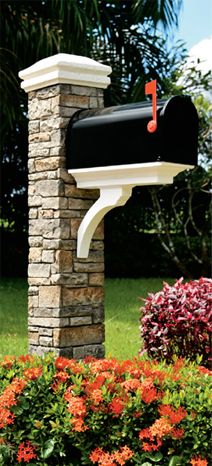 Unique fake stone mailboxes Products D A Construction