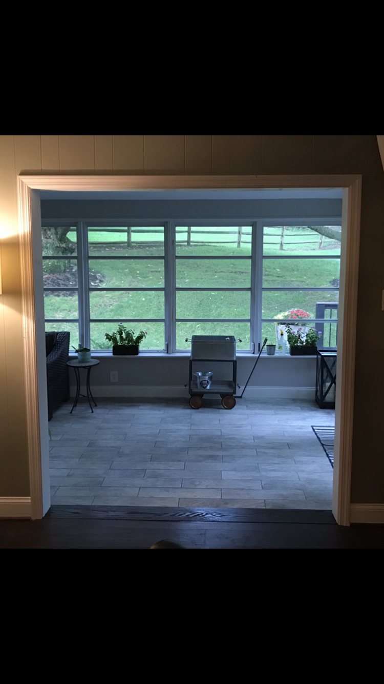 Sliding doors removed after pic