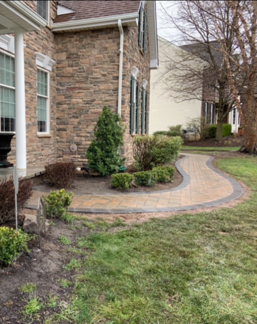 Paver walkway