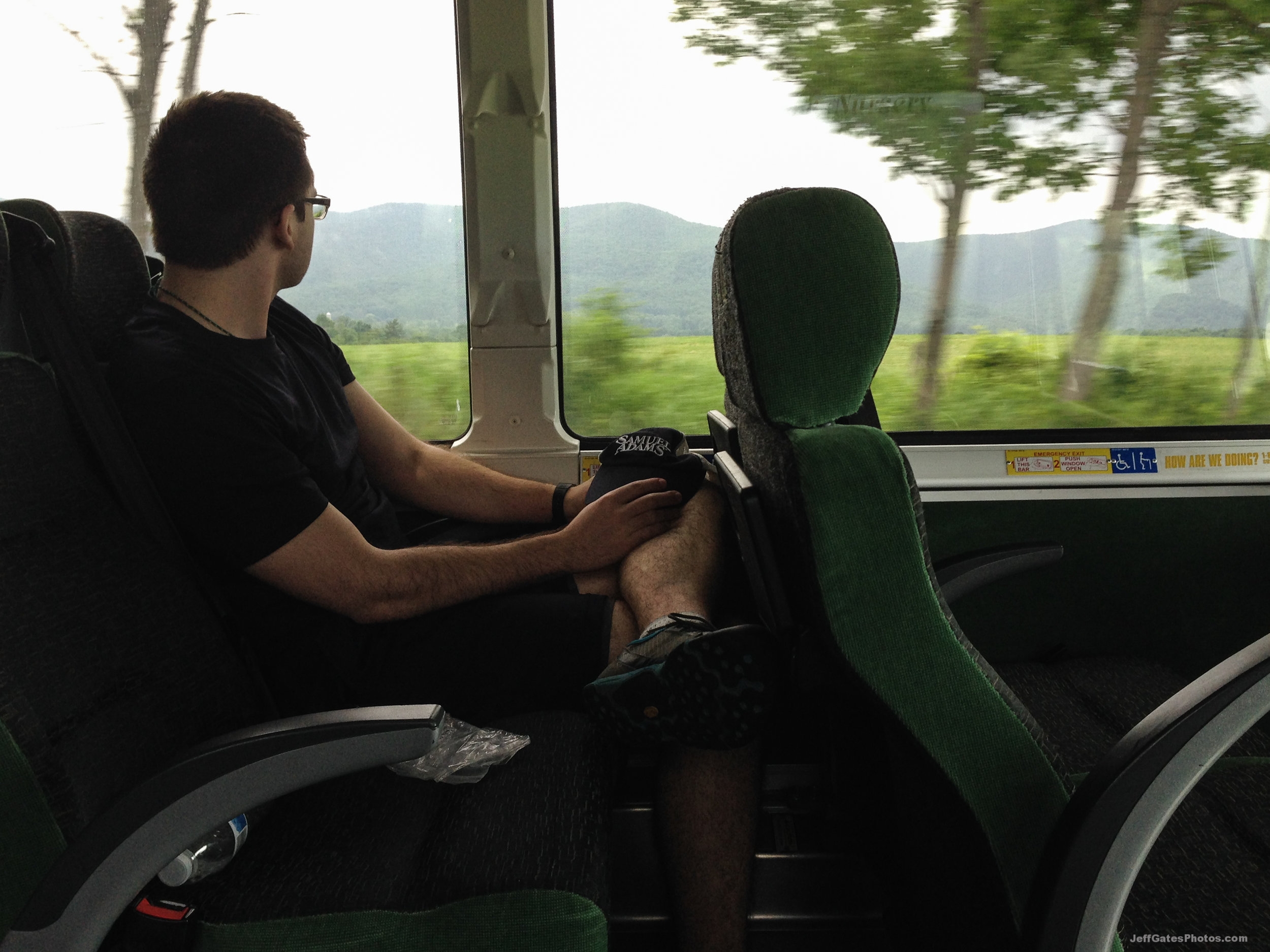 The bus ride