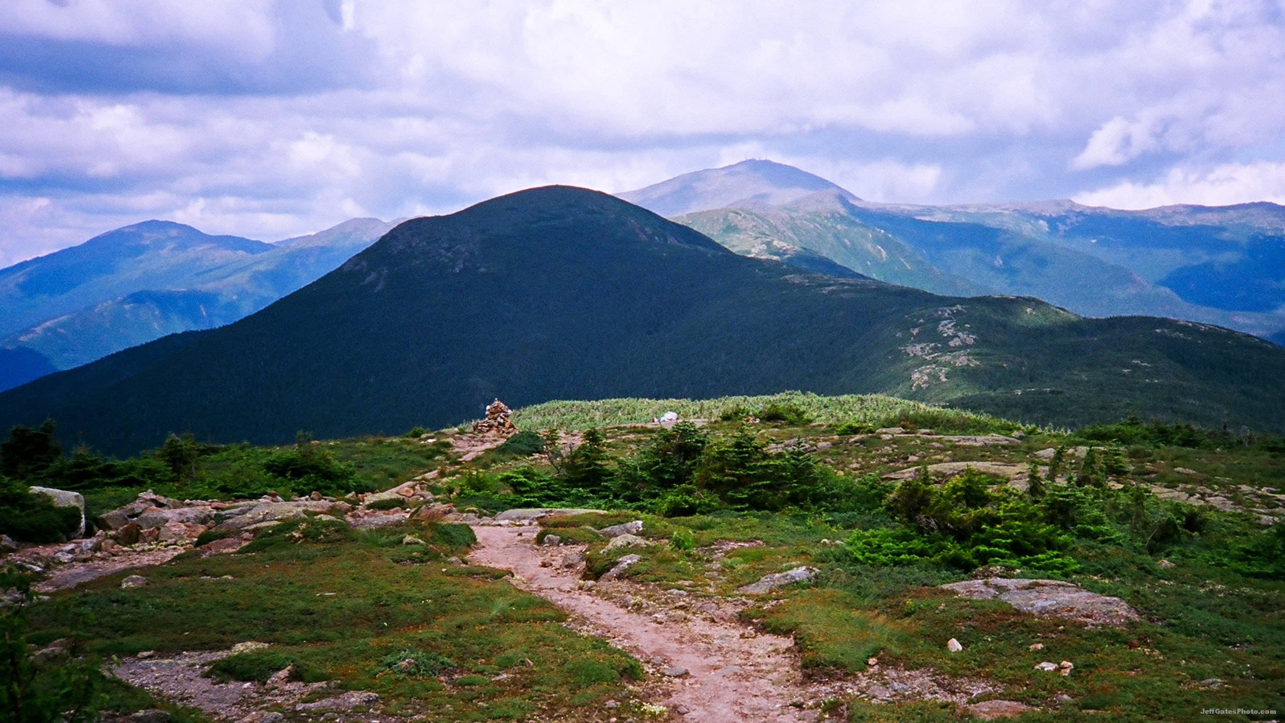 Our first clear view of Mt Washington