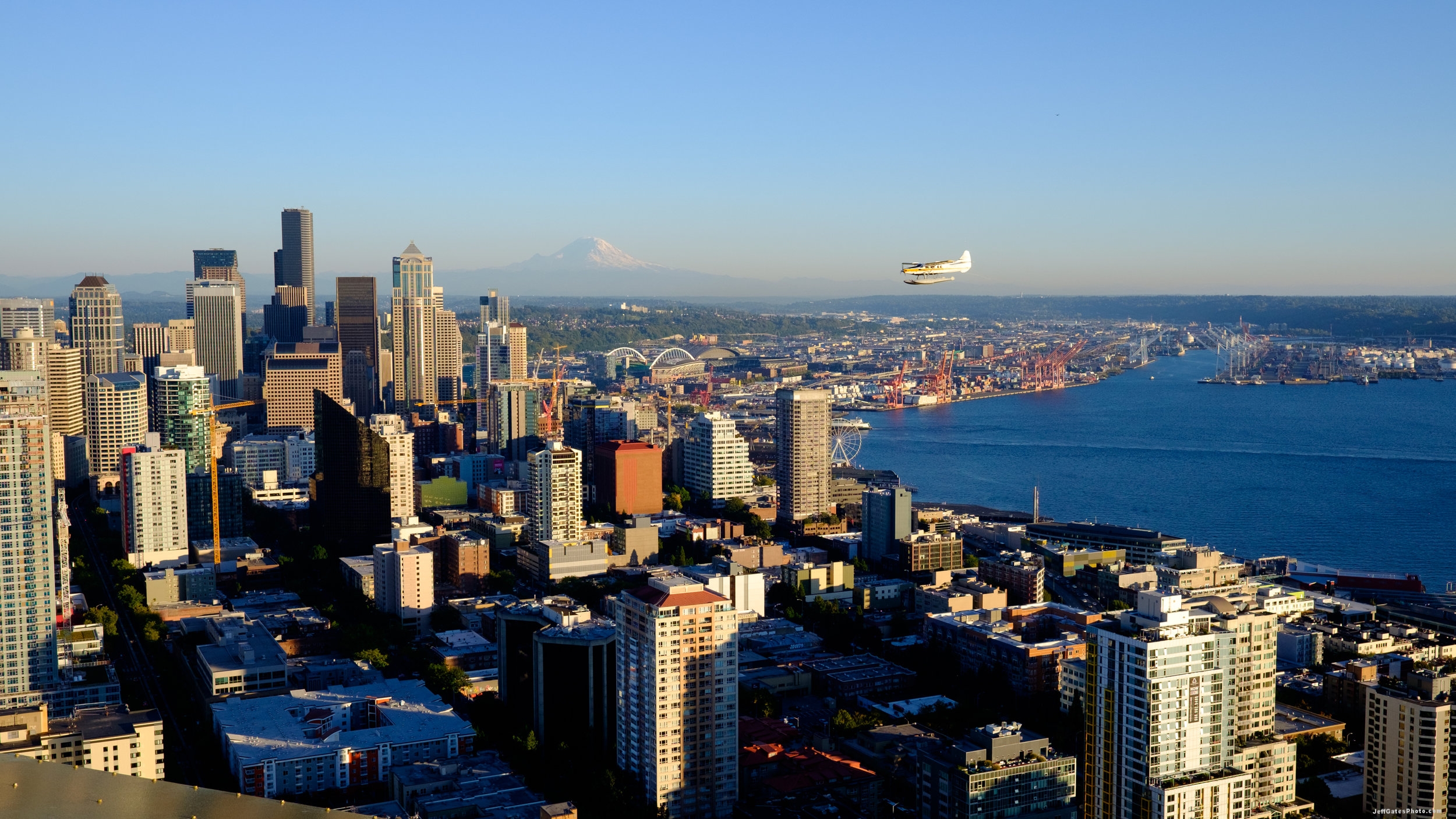 The City, Rainier, and a Seaplane