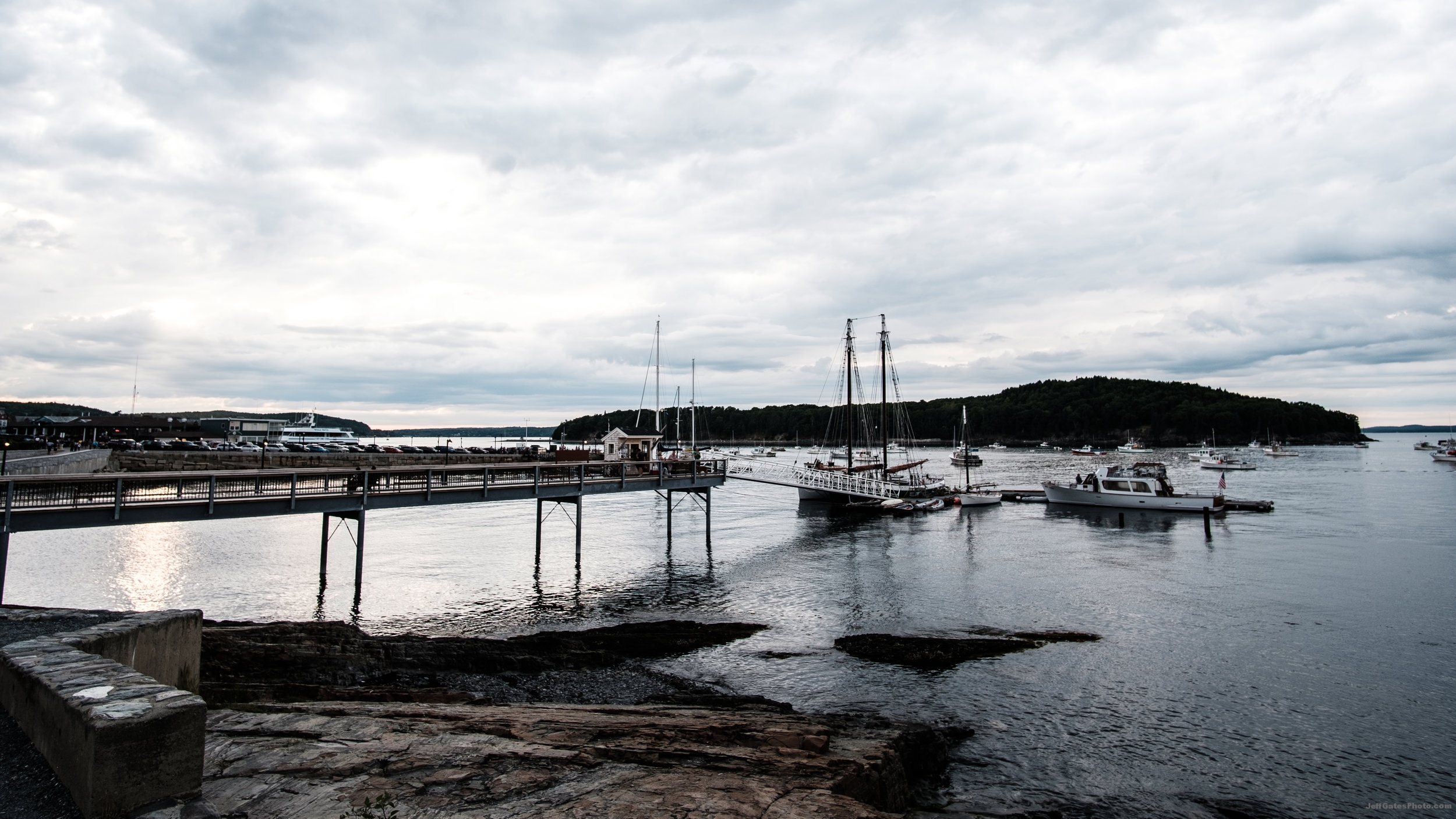Boats around Bar Harbor