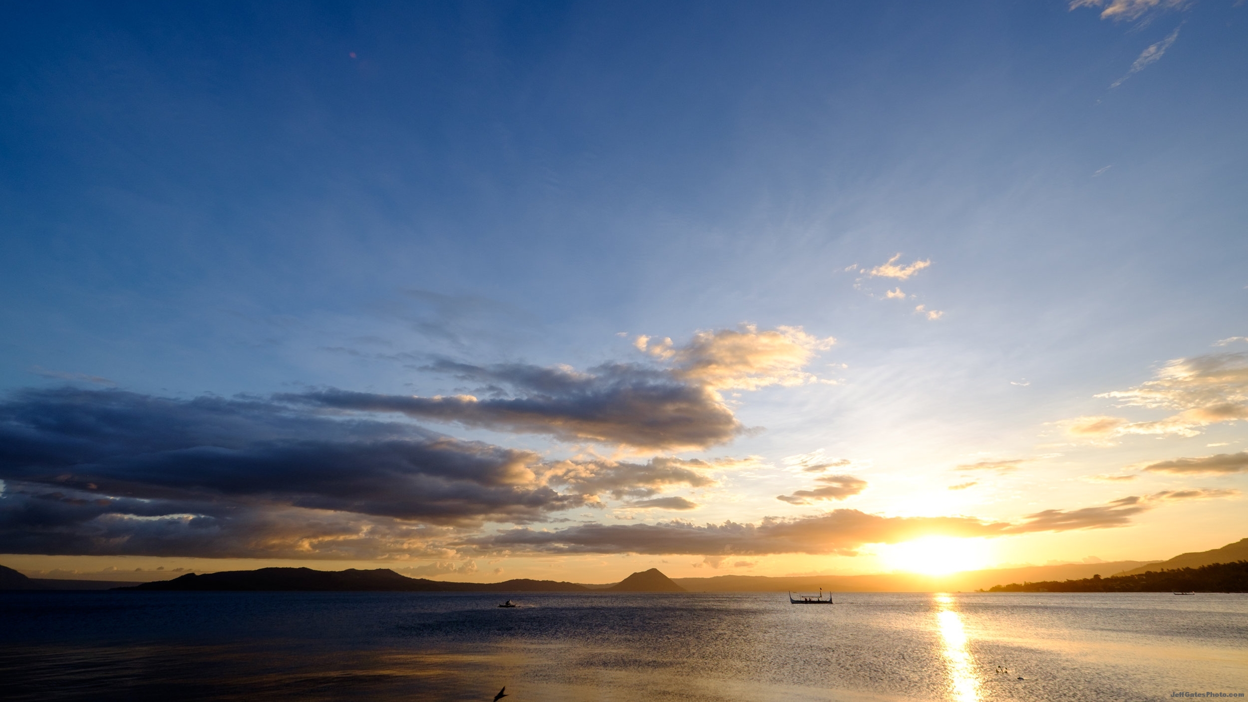 Sunset at Taal