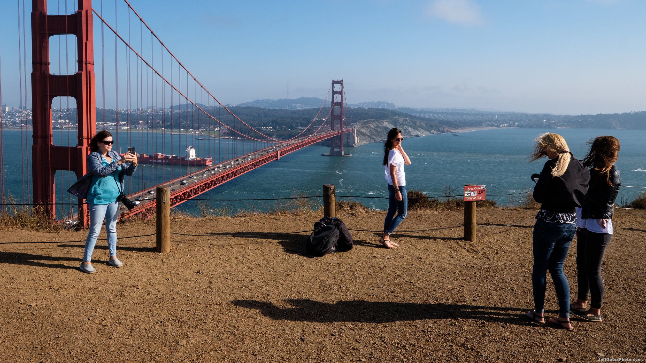 Posing with the Bridge