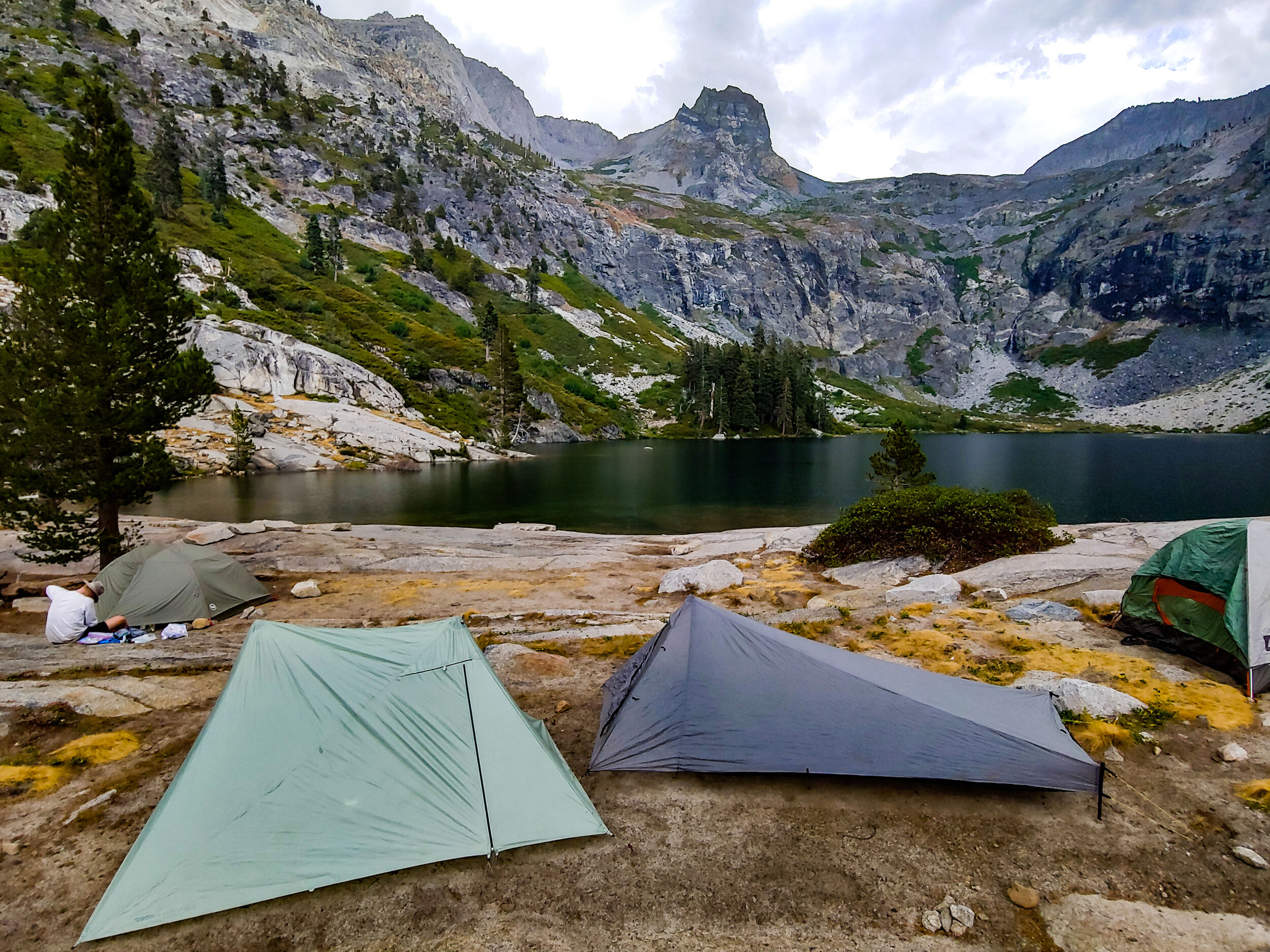 Camping at Big Hamilton Lake