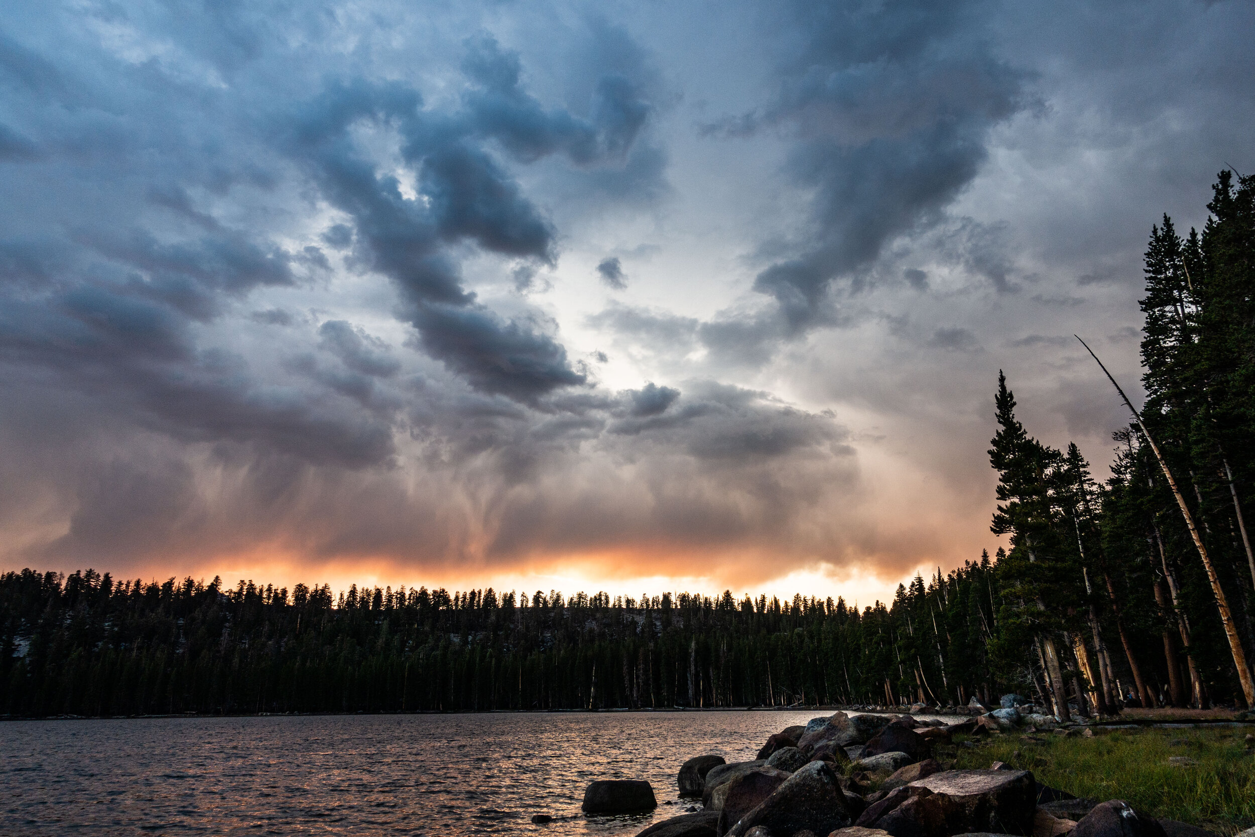 Storm Clouds at Sunset