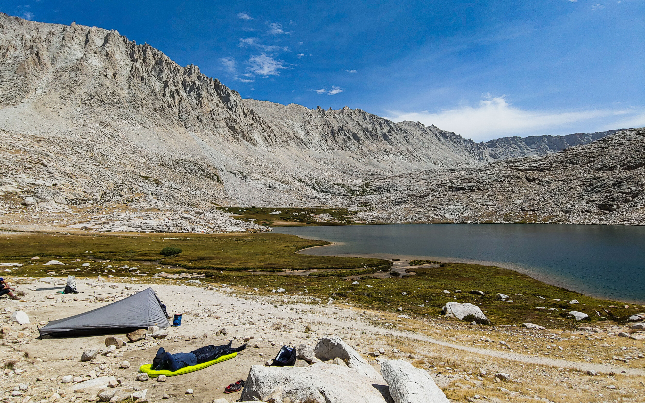 Camp at Guitar Lake