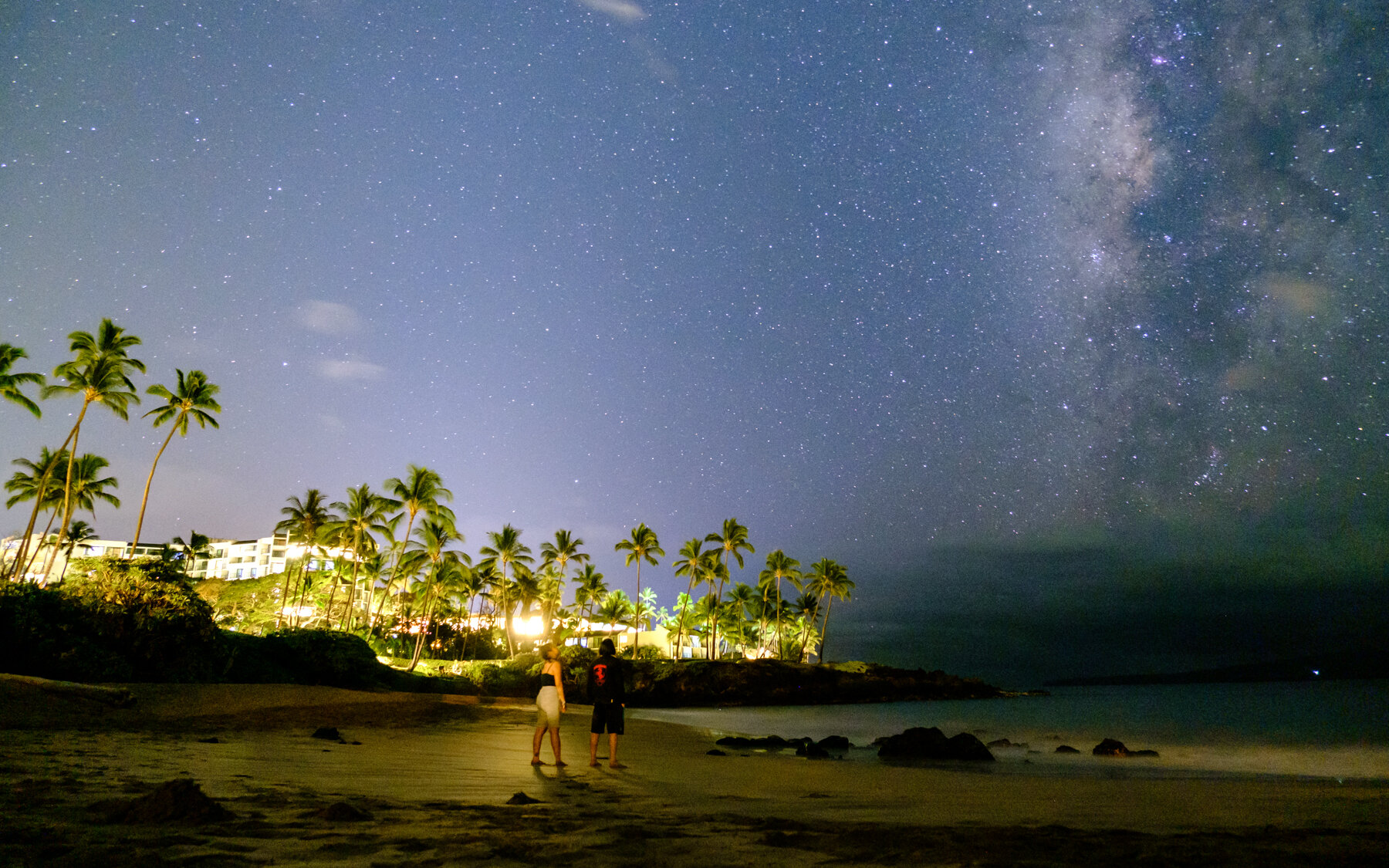 Night Skies over Wailea