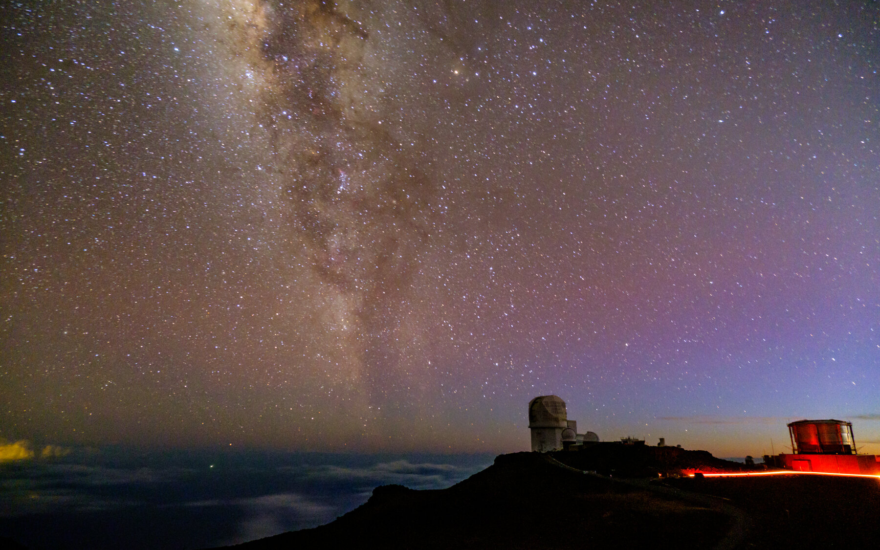 Milky Way over Haleakala