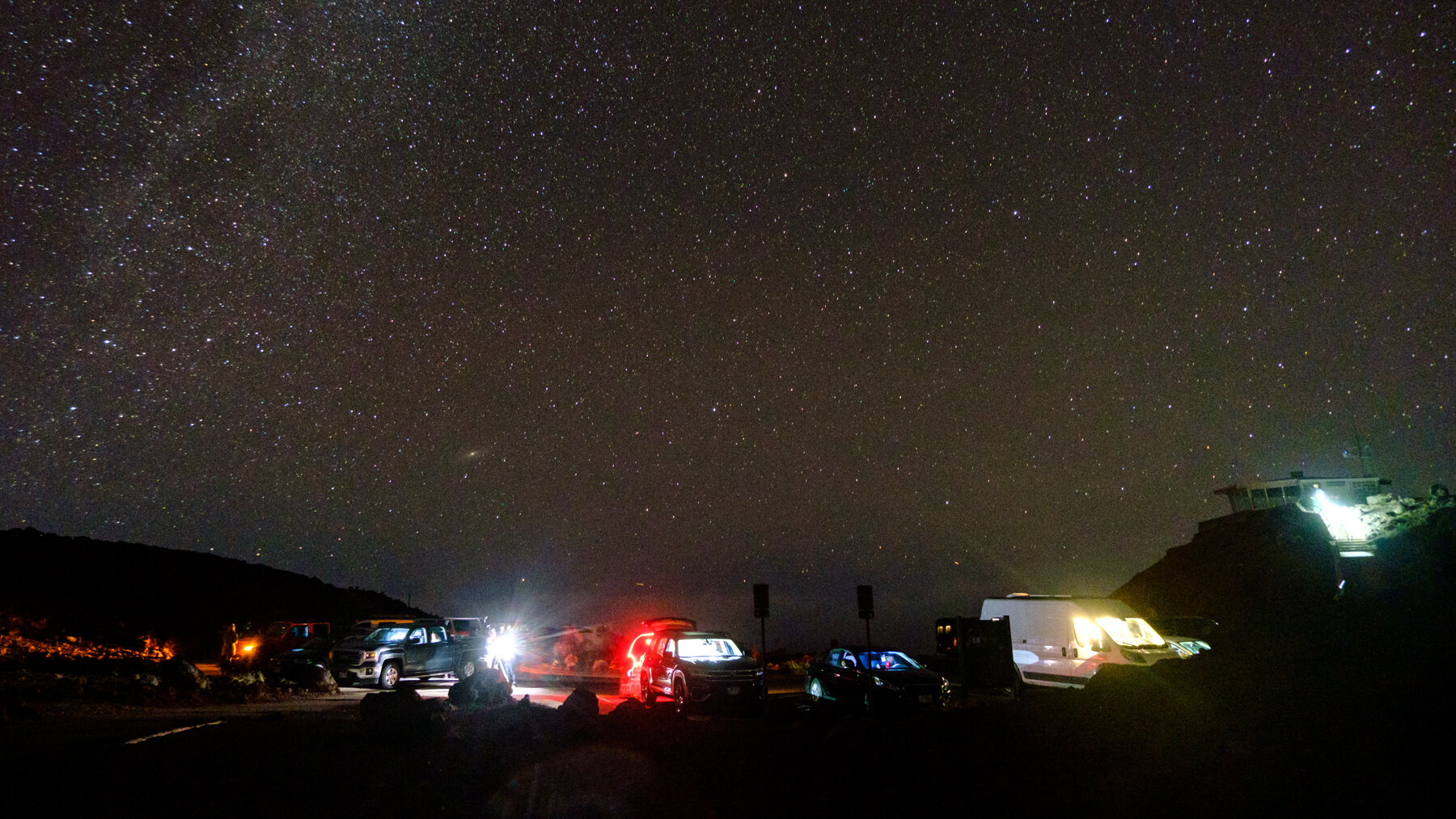 Stargazers on Haleakala